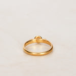 18K Yellow Gold and Diamond Trilogy Ring, Size US 5.75