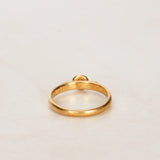 18K Yellow Gold and Diamond Trilogy Ring, Size US 5.75