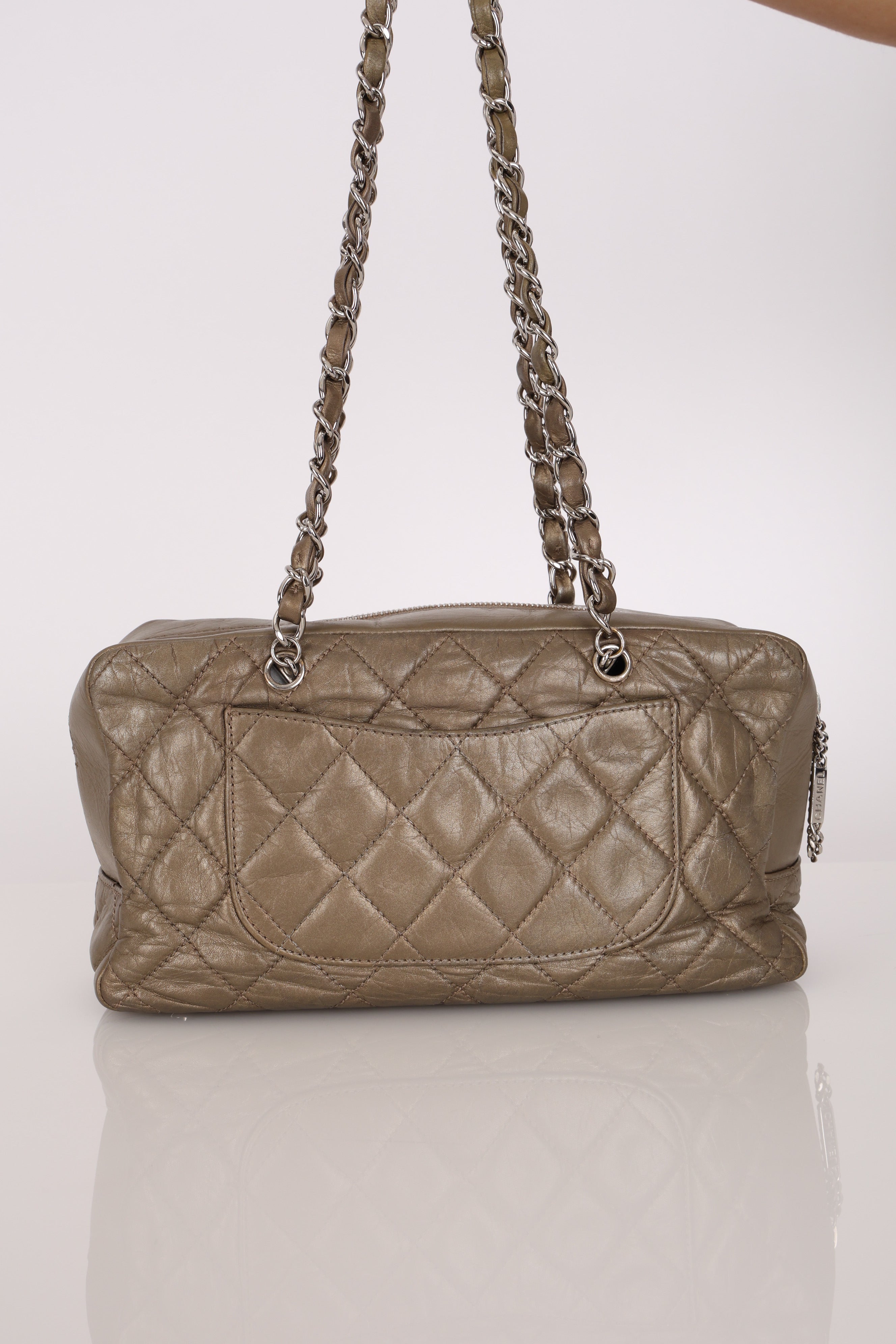 Chanel Cotton Club Bowler Bag SHW