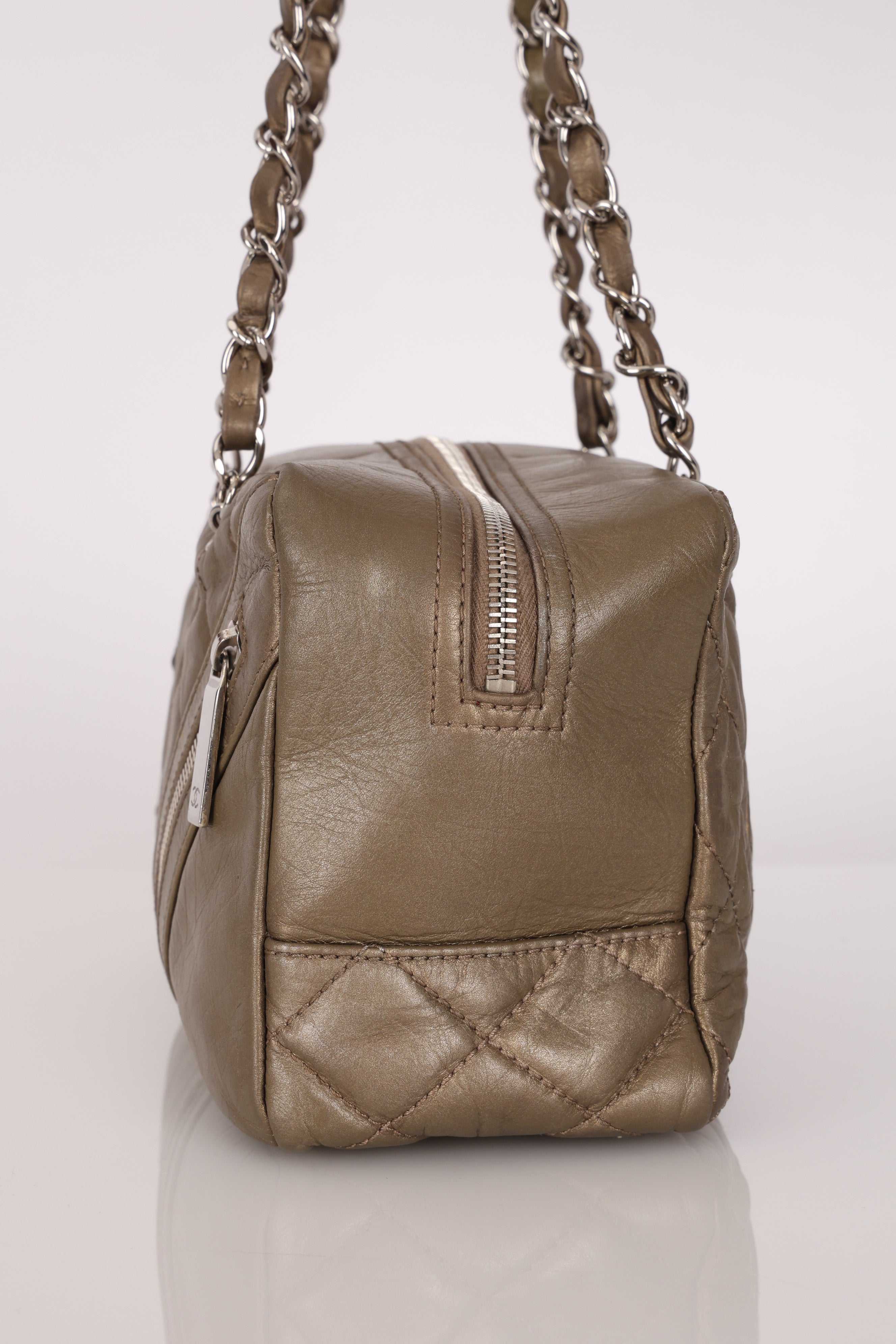 Chanel Cotton Club Bowler Bag SHW