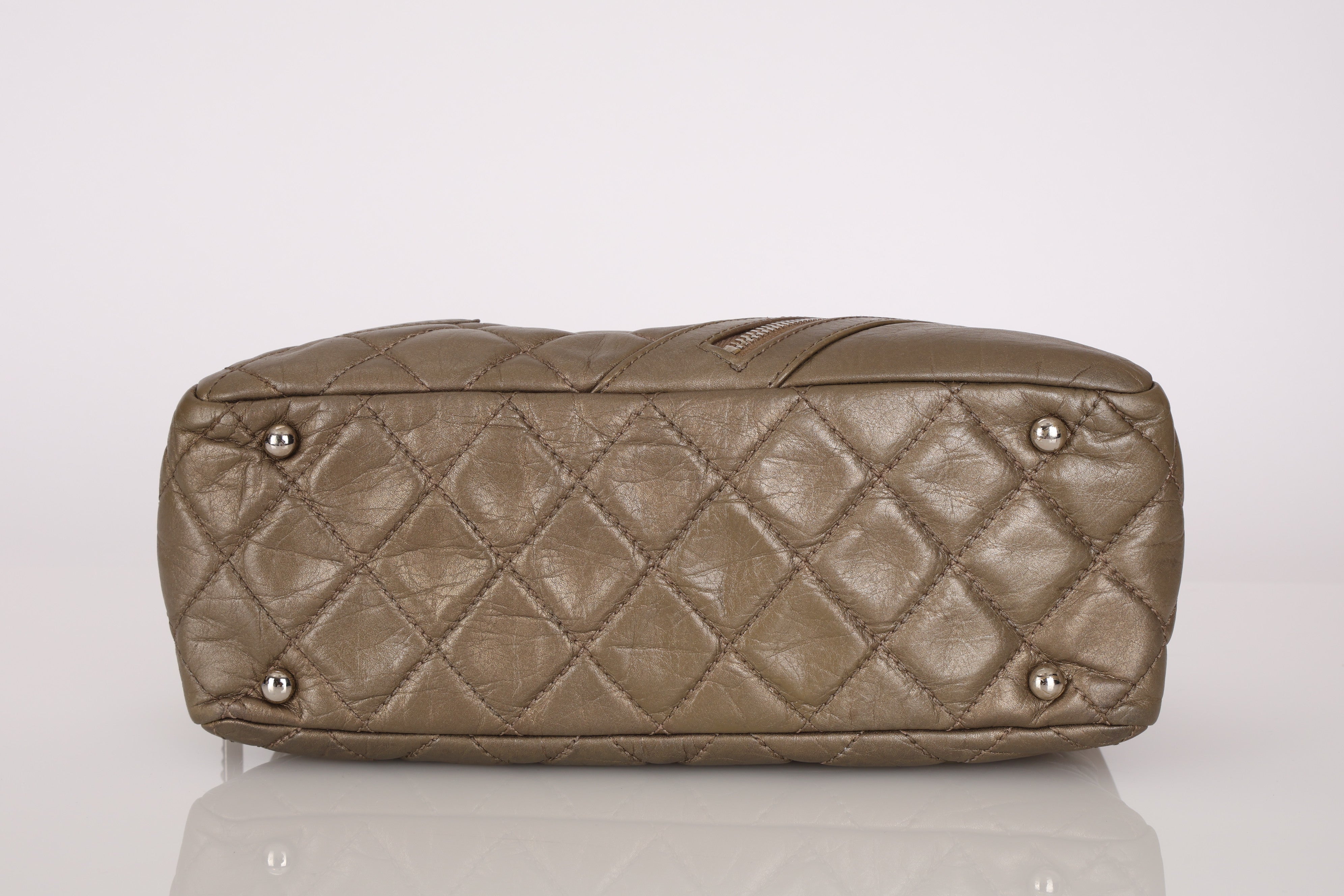 Chanel Cotton Club Bowler Bag SHW