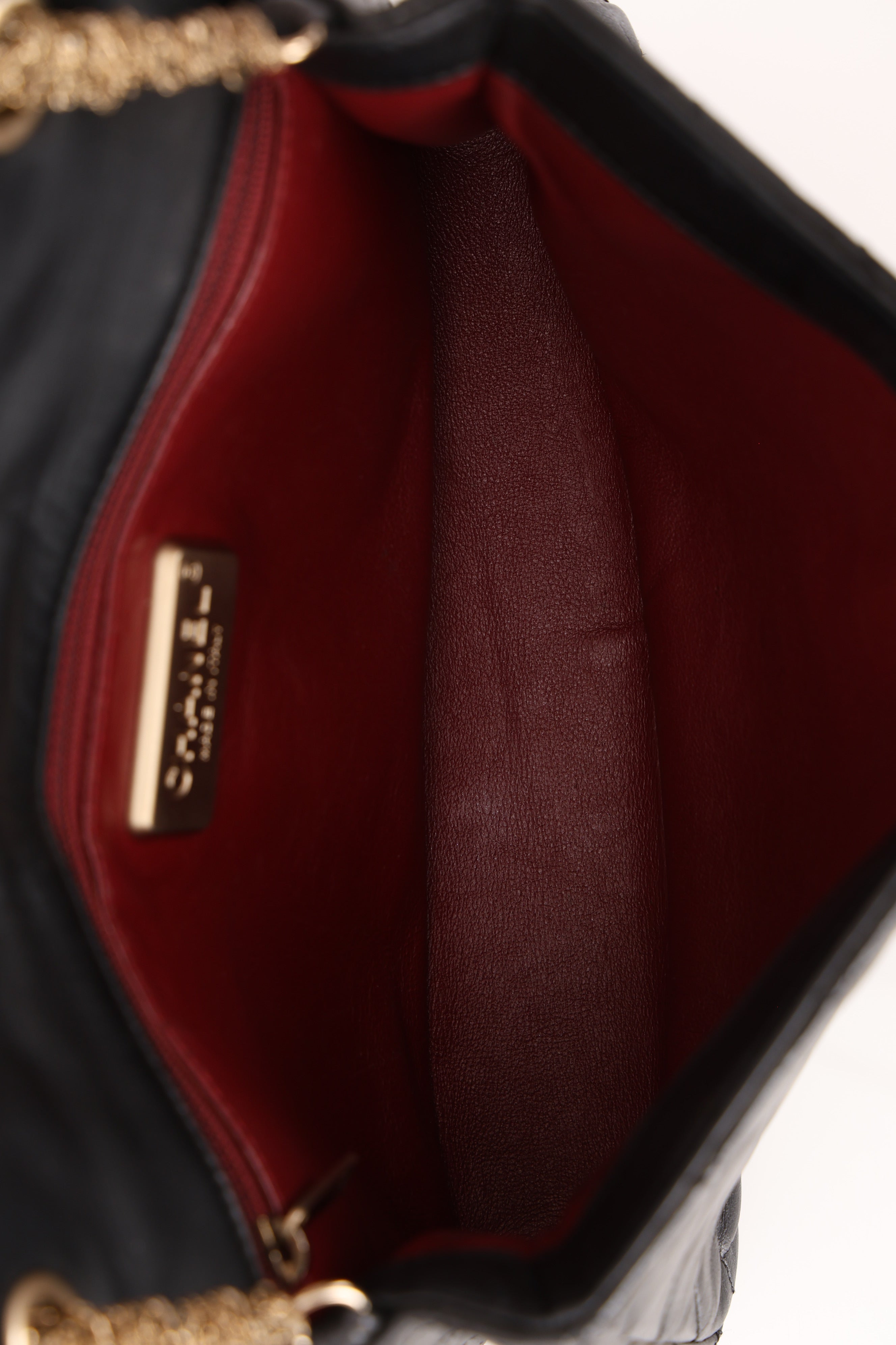 Chanel Westminster Pearl Chain Single Flap Black Lambskin MMHW