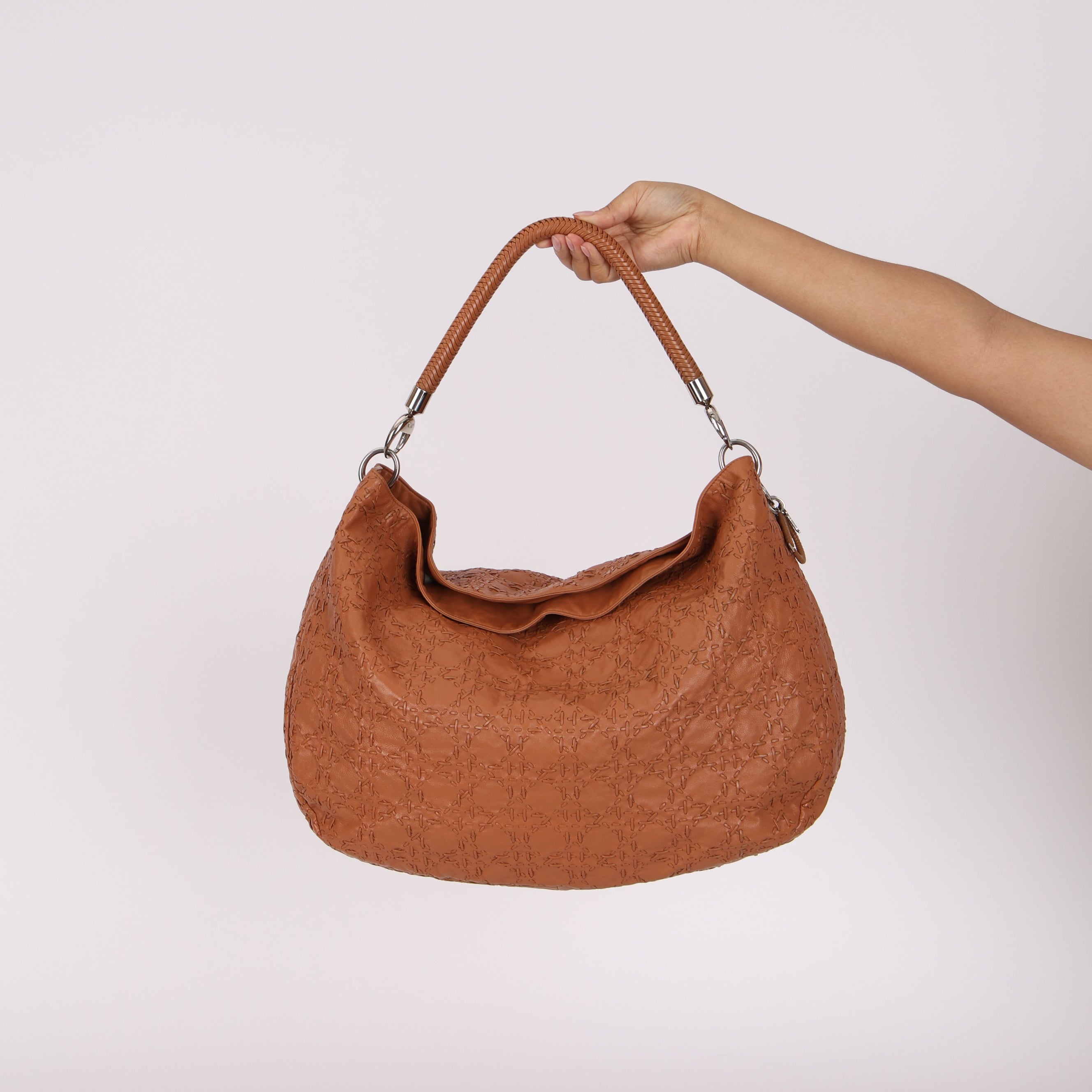 Dior Stitched Cannage Hobo