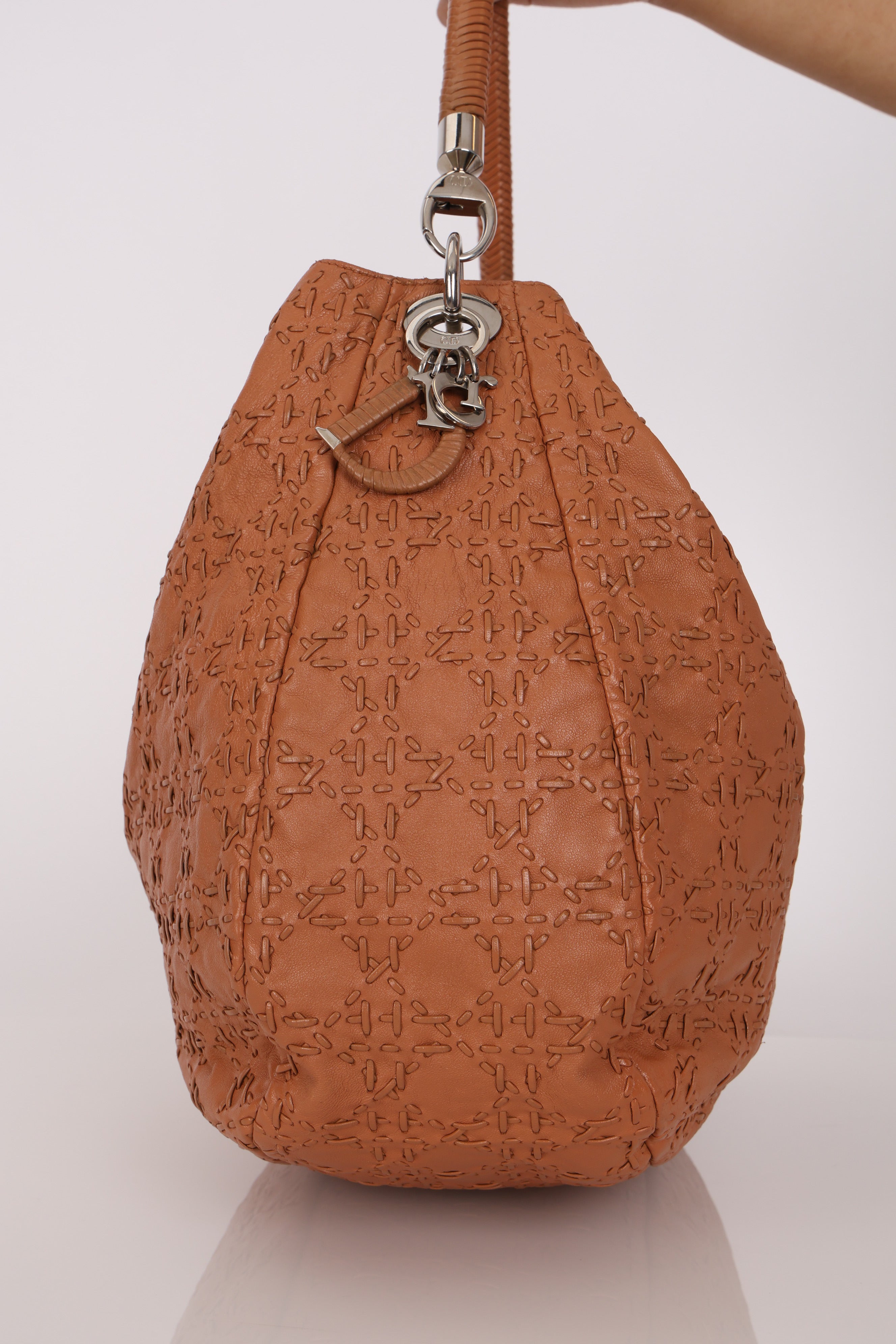 Dior Stitched Cannage Hobo