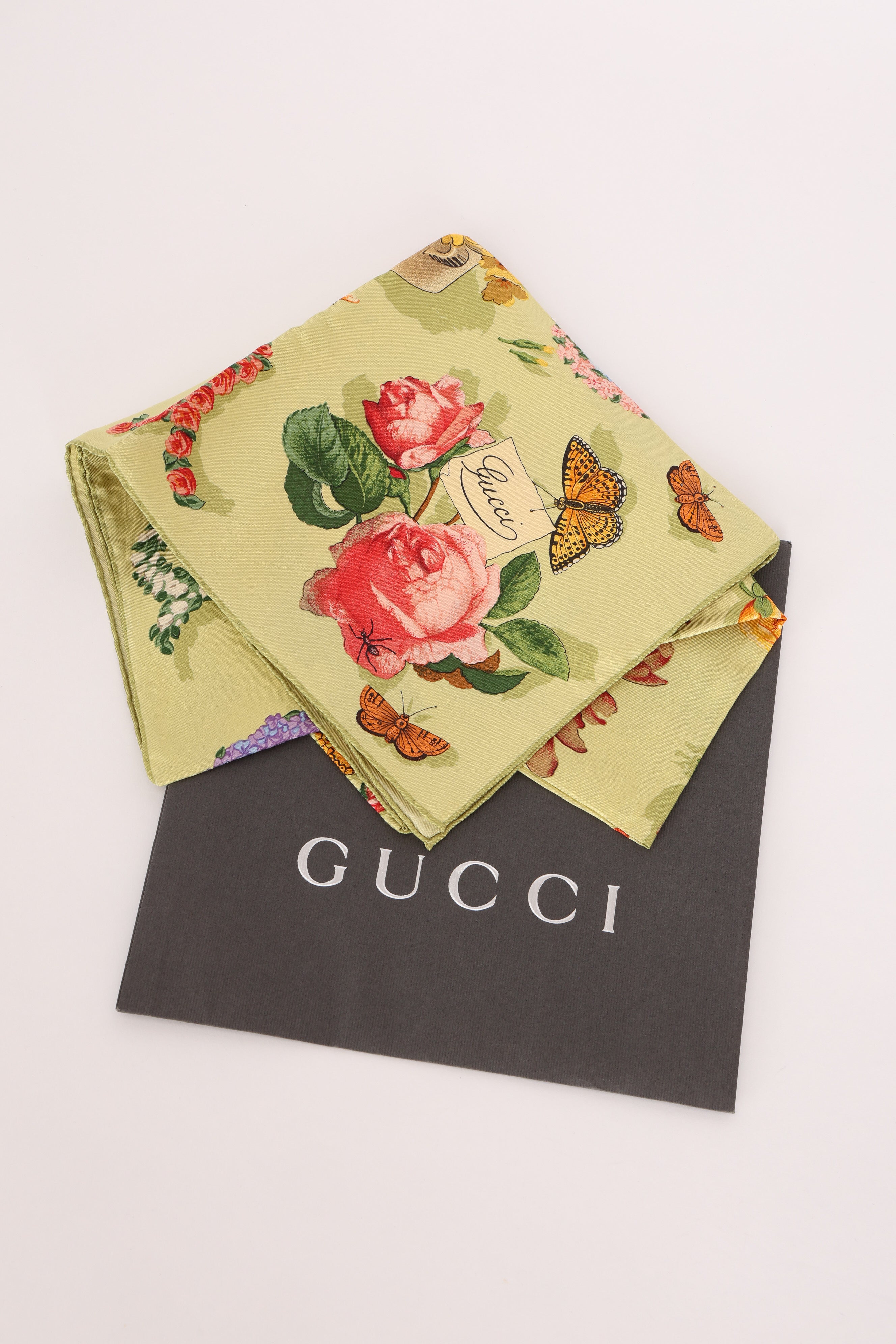 Gucci Floral Scarf