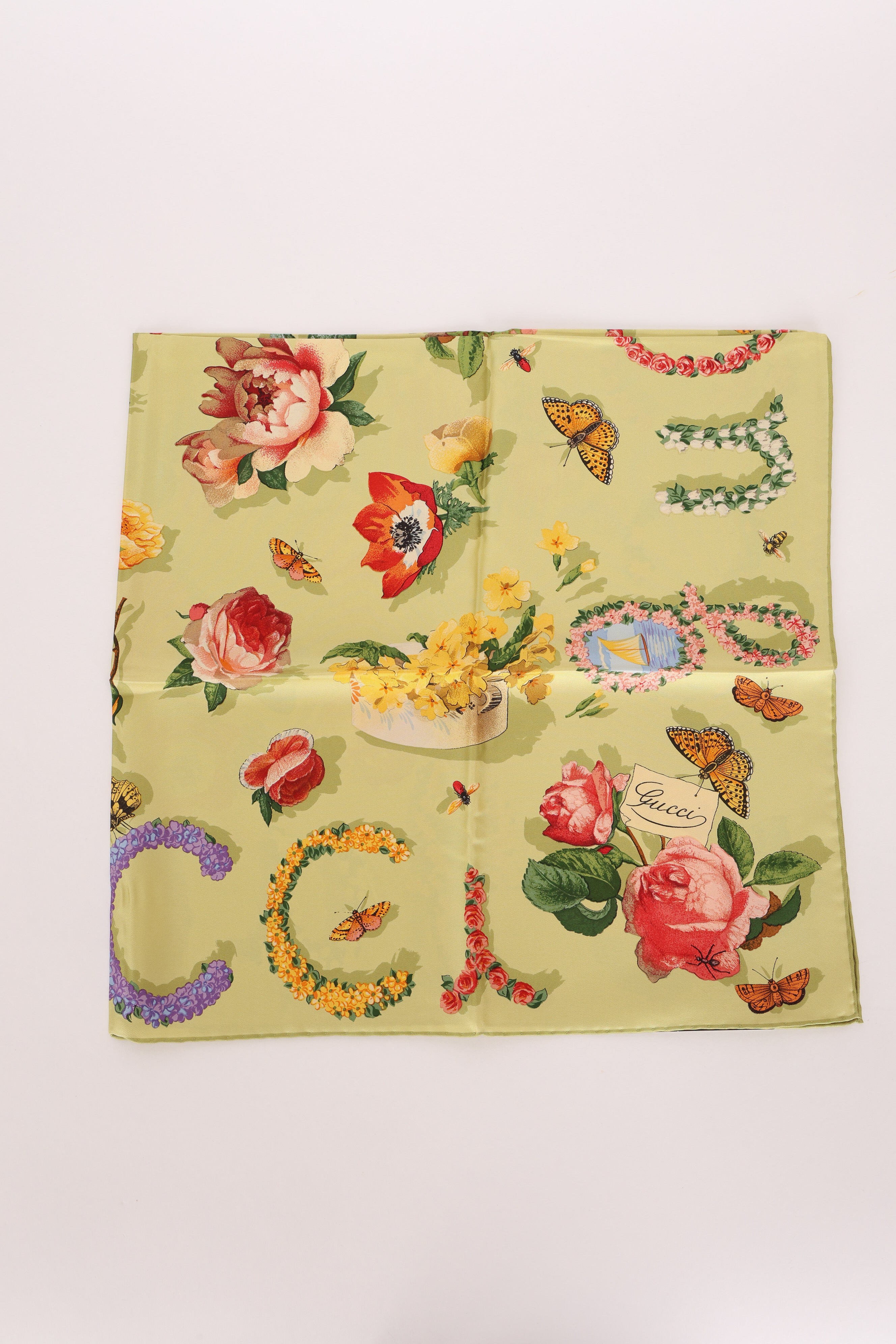Gucci Floral Scarf