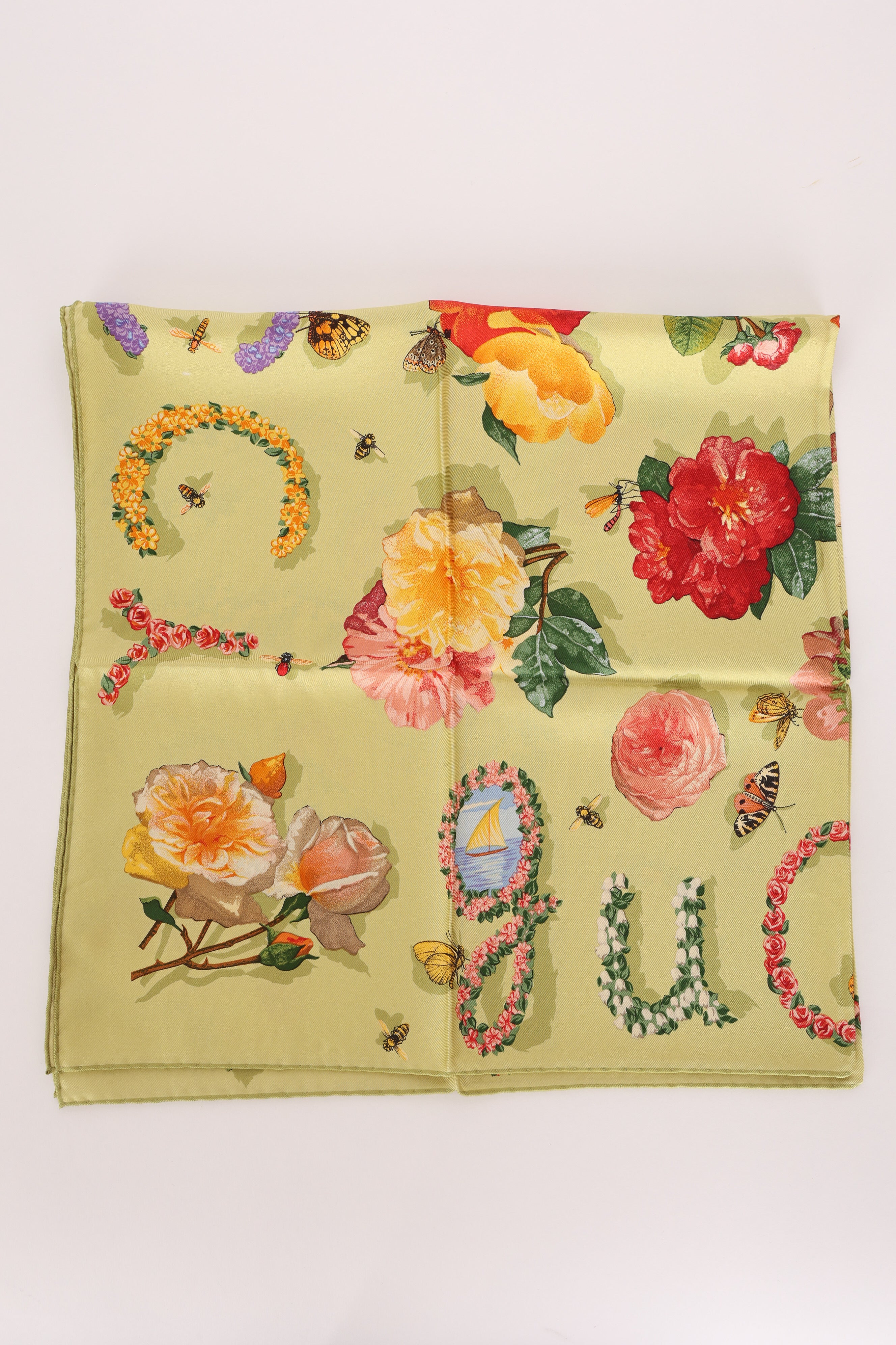 Gucci Floral Scarf
