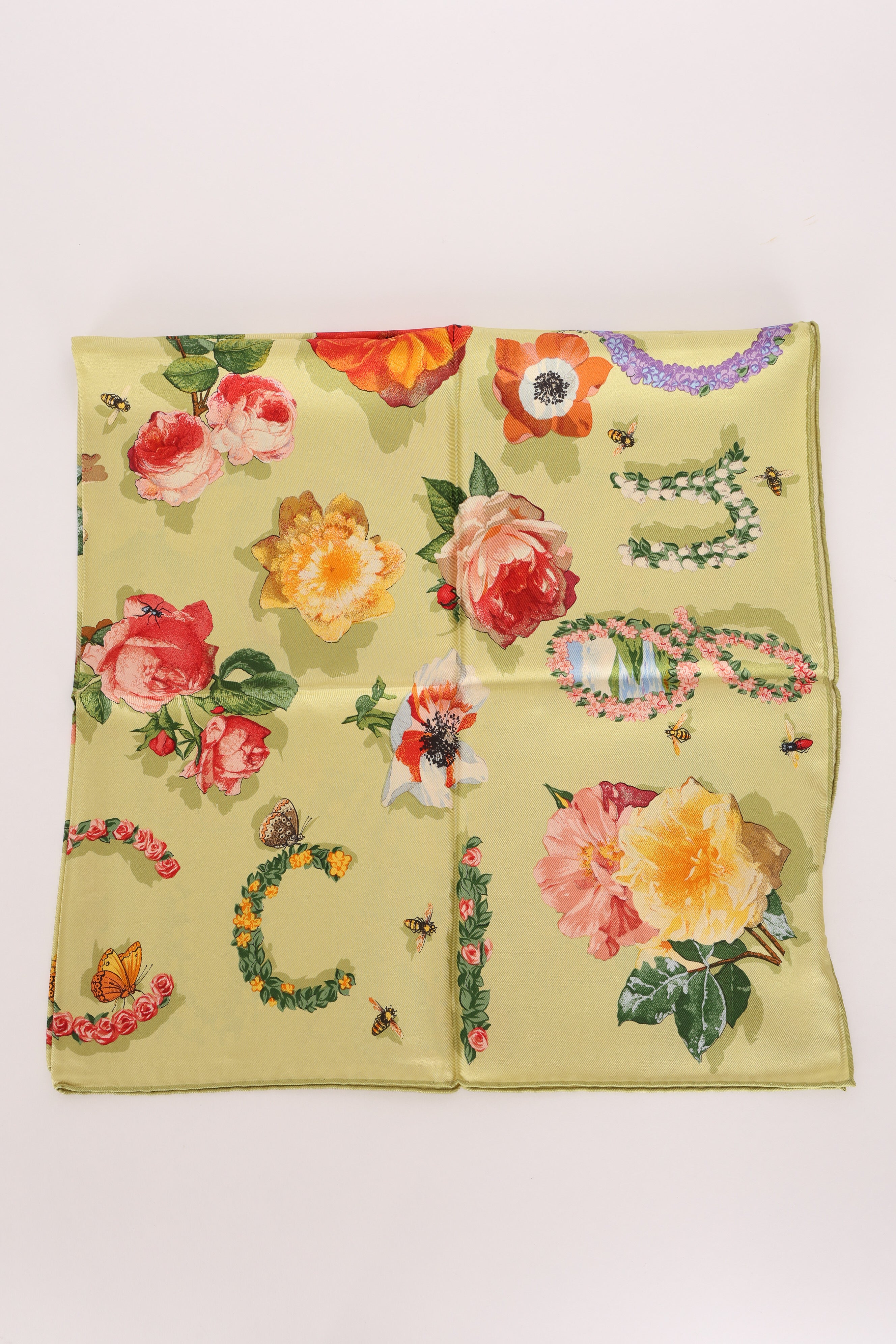 Gucci Floral Scarf