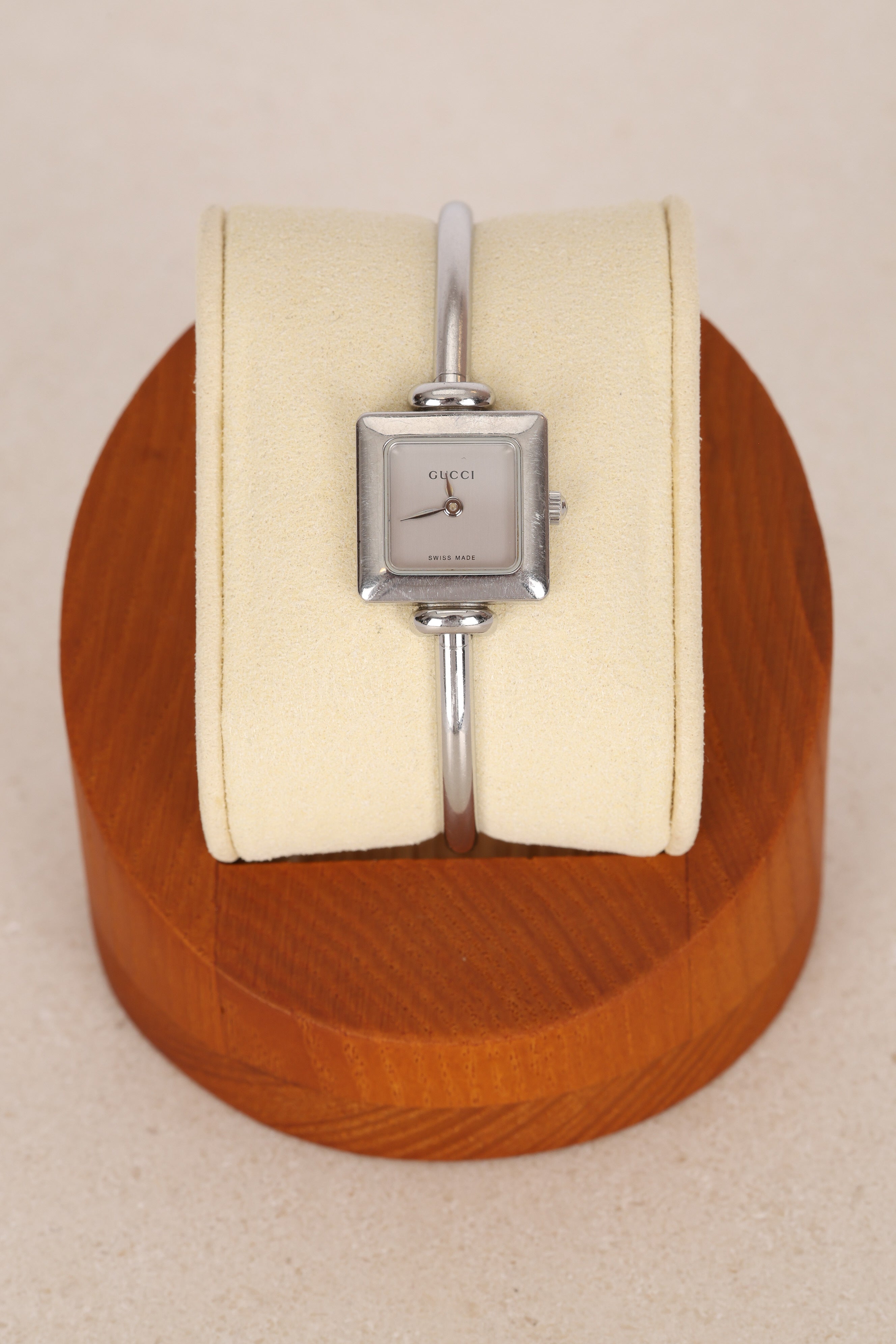 Gucci 1900L Square Stainless Steel Watch 19mm