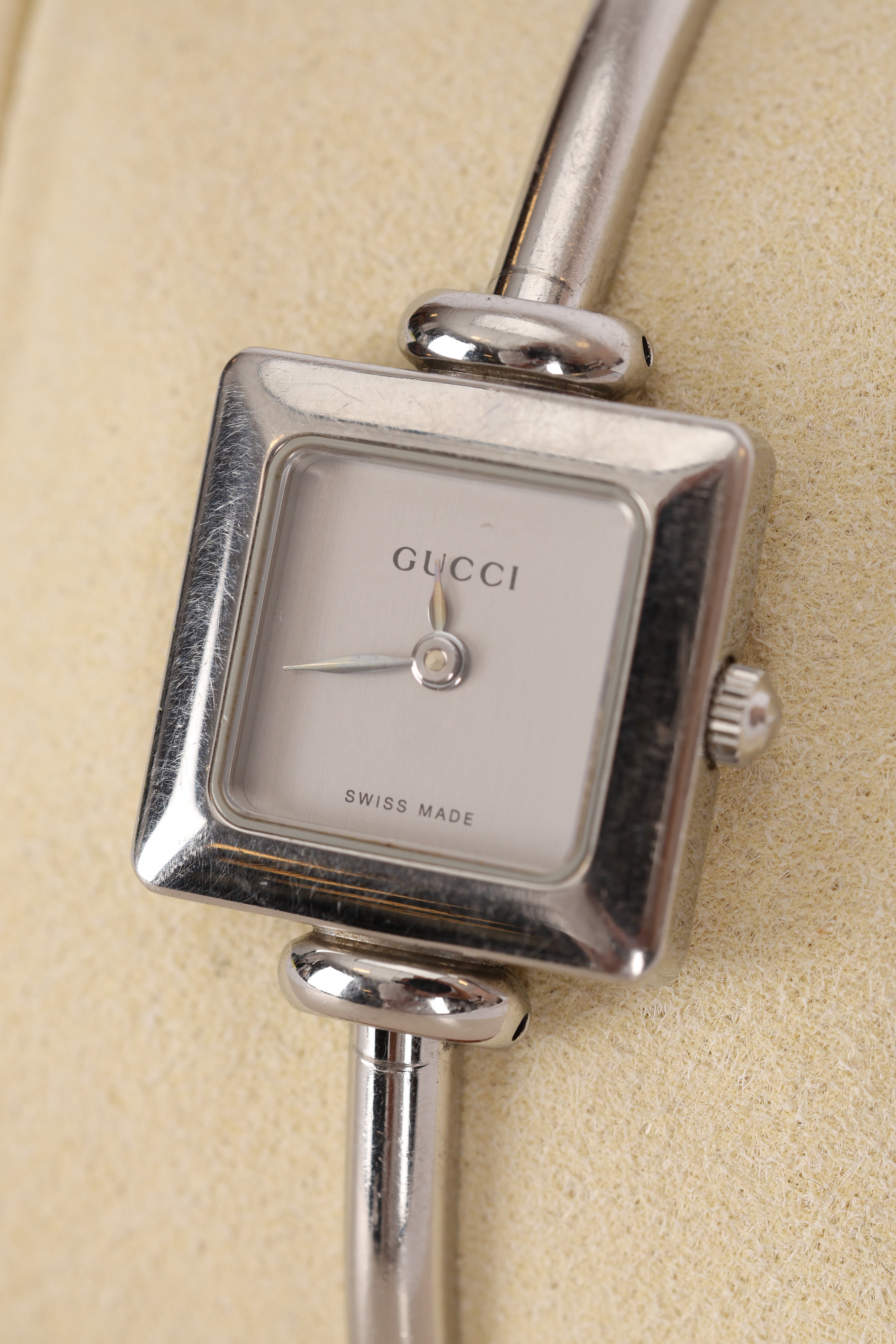 Gucci 1900L Square Stainless Steel Watch 19mm
