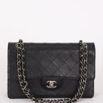 Ultra-Rare Chanel Small Sellier Style Single Flap Black Caviar 1998 SHW