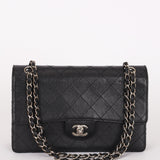 Ultra-Rare Chanel Small Sellier Style Single Flap Black Caviar 1998 SHW