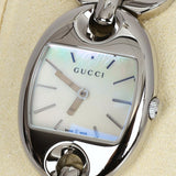 Gucci 121.5 Stainless Steel and Mother of Pearl Chain Marina Chain Watch 26mm