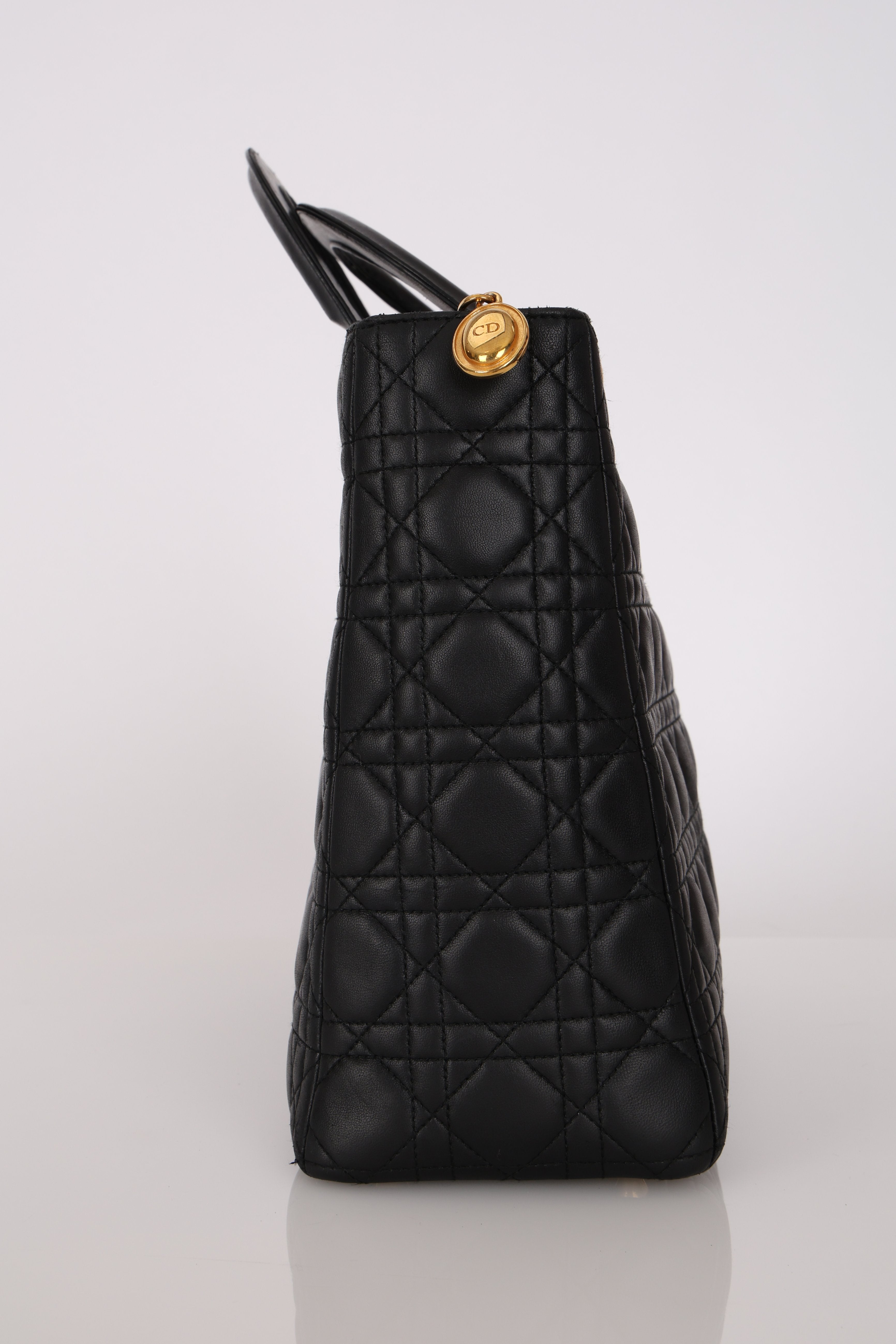 Dior Large Lady Black Lambskin