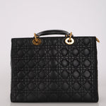 Dior Large Lady Black Lambskin