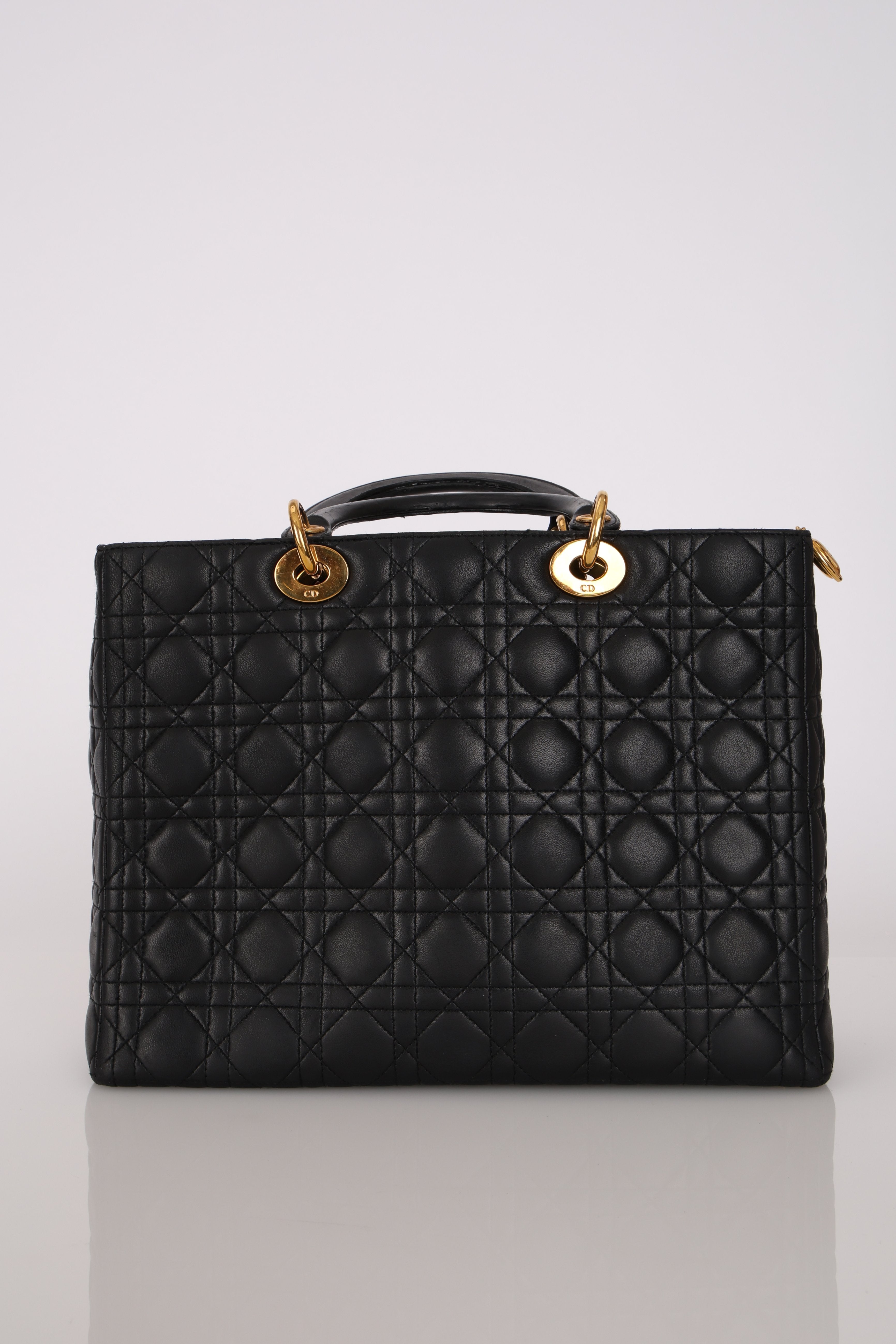 Dior Large Lady Black Lambskin