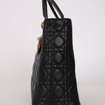 Dior Large Lady Black Lambskin