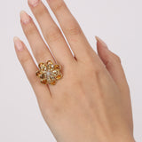 18K Gold & Citrine Ring