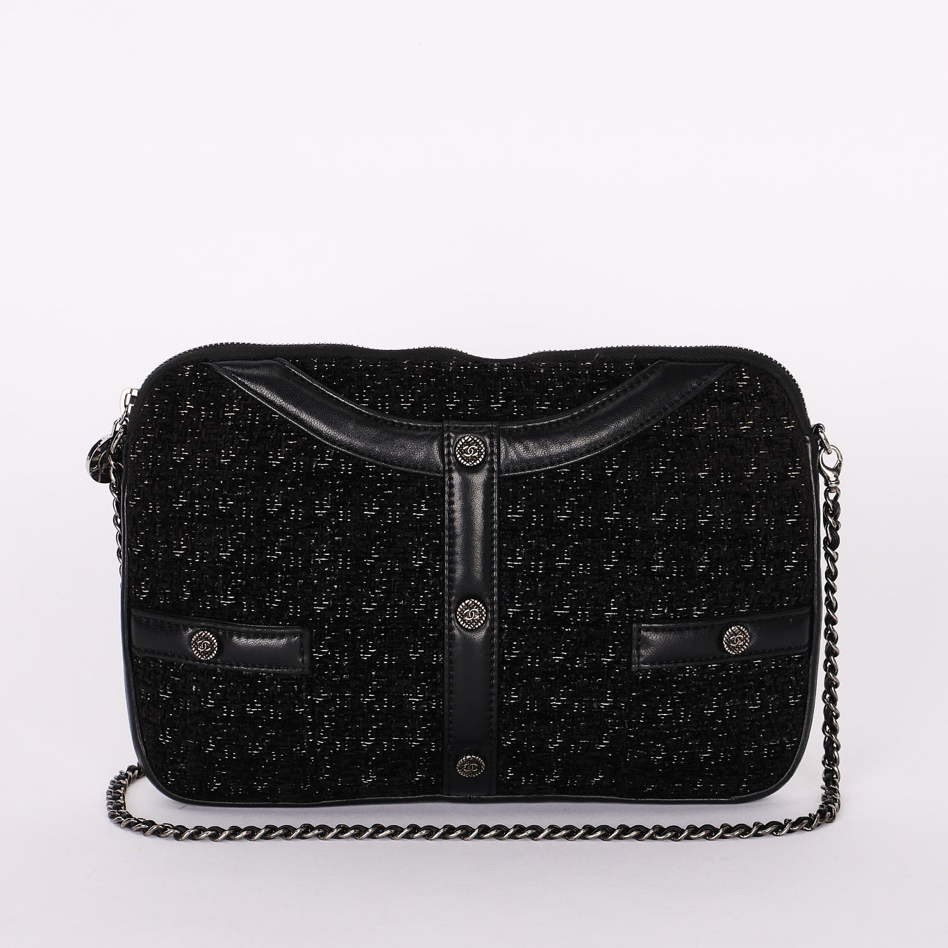 Chanel Tweed Jacket Motif Bag 2017 DSHW
