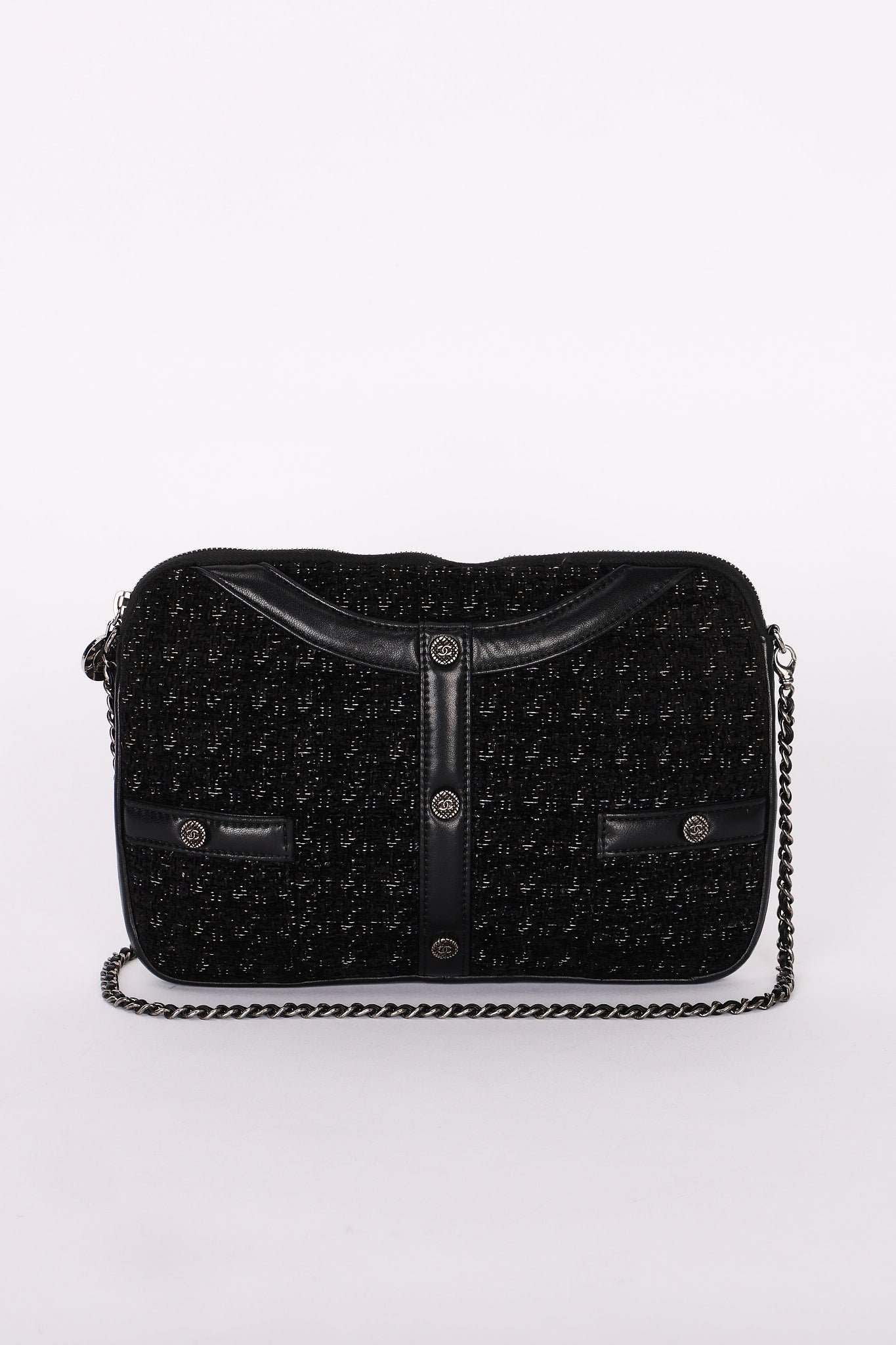Chanel Tweed Jacket Motif Bag 2017 DSHW