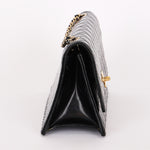 Chanel East West Single Flap Black Patent 2012 GHW