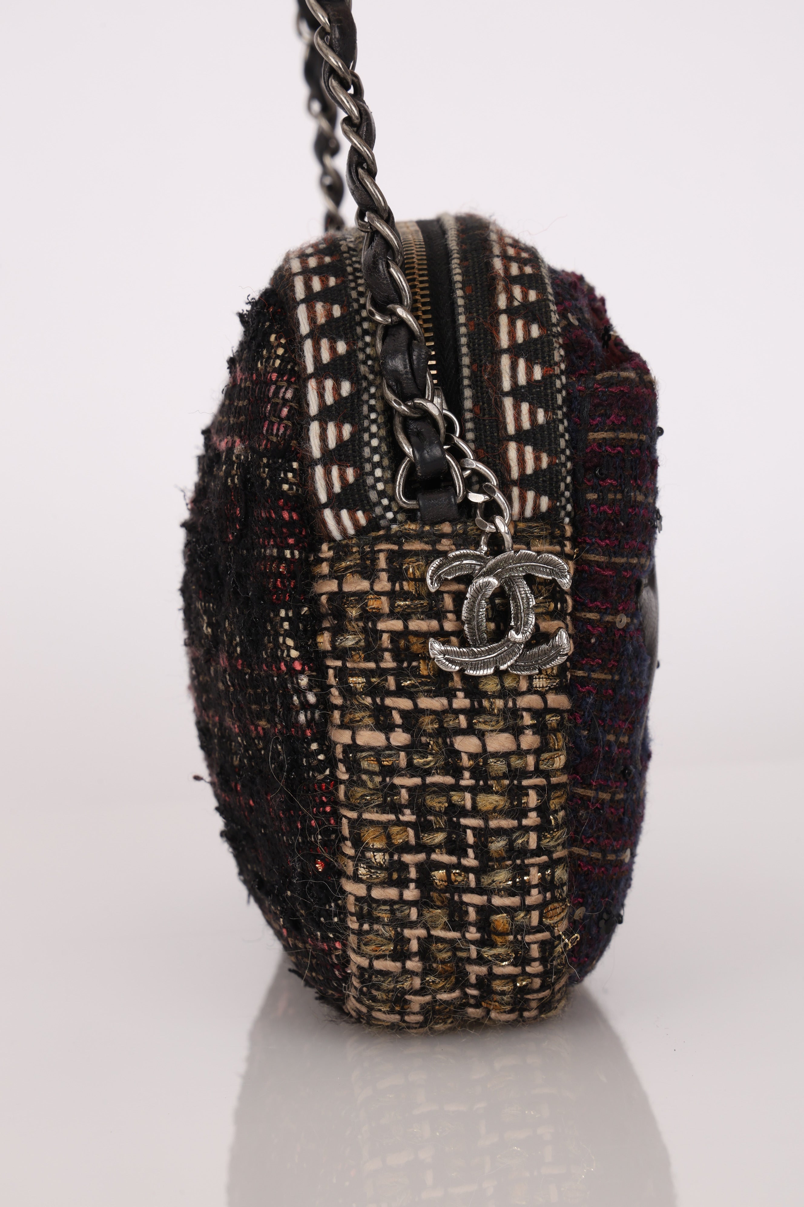 Chanel Paris-Dallas CC Camera Bag Multicolor Tweed 2011 RHW (DONE)