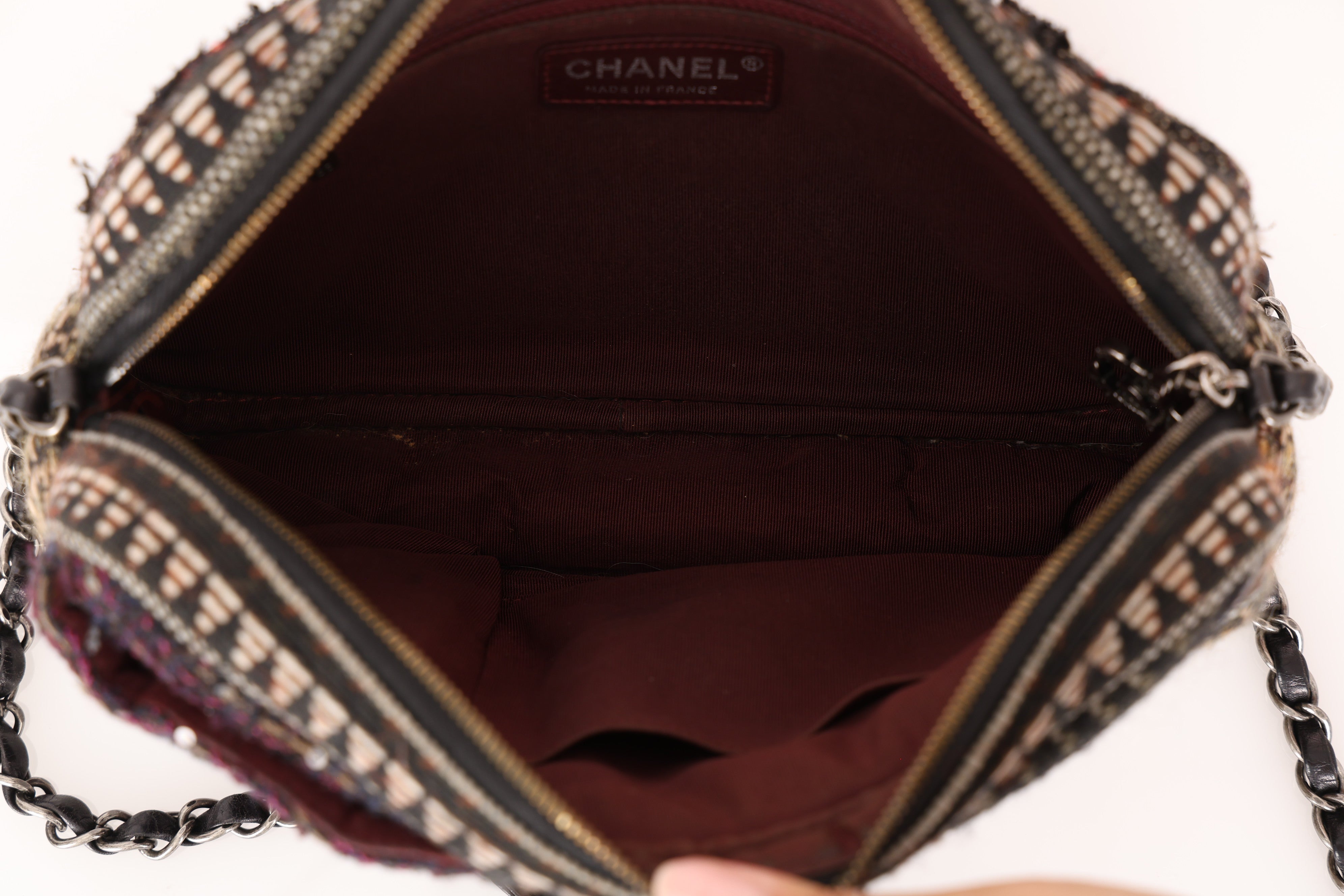 Chanel Paris-Dallas CC Camera Bag Multicolor Tweed 2011 RHW (DONE)