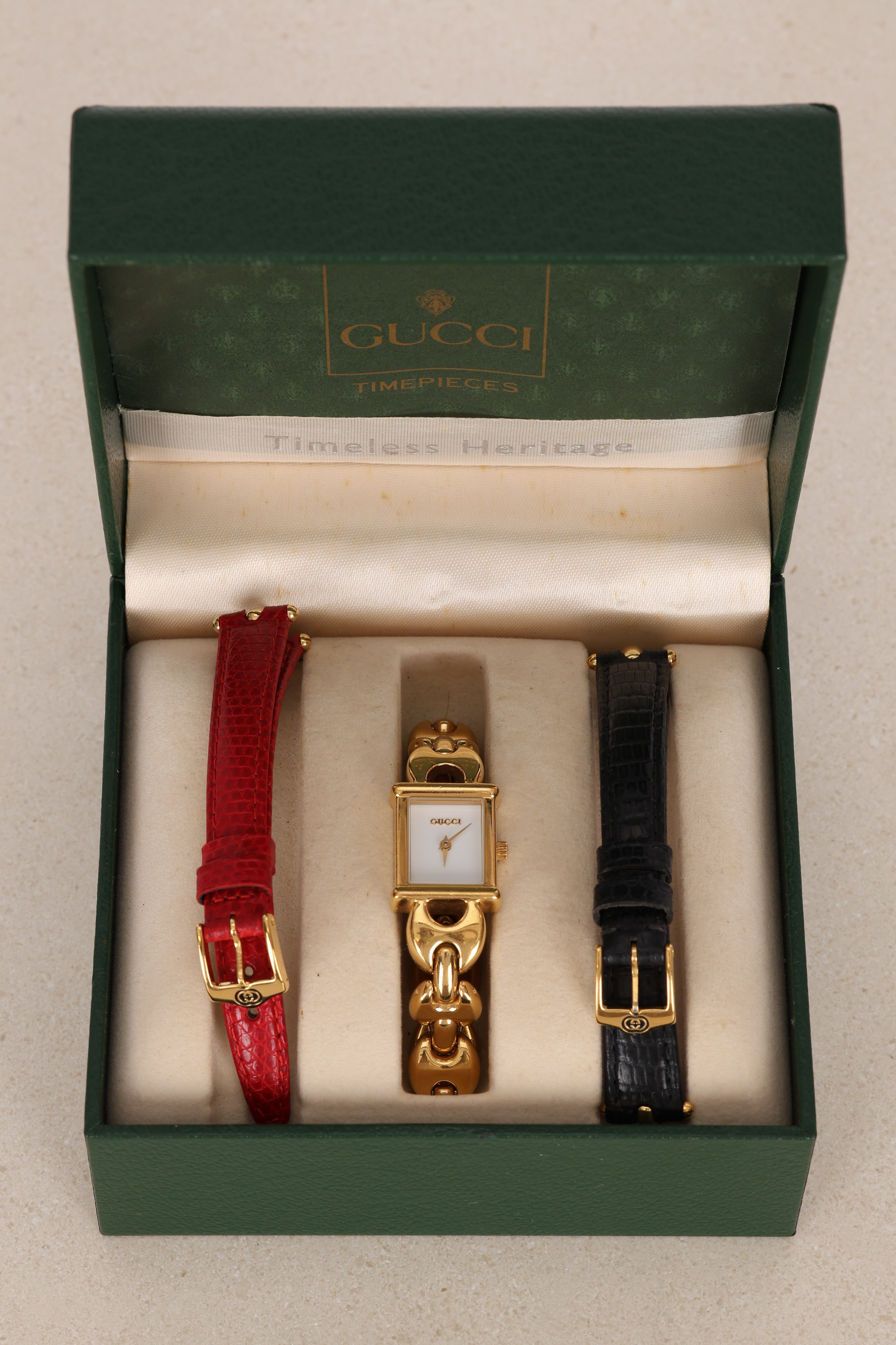 Gucci Square Gold 1800L Watch