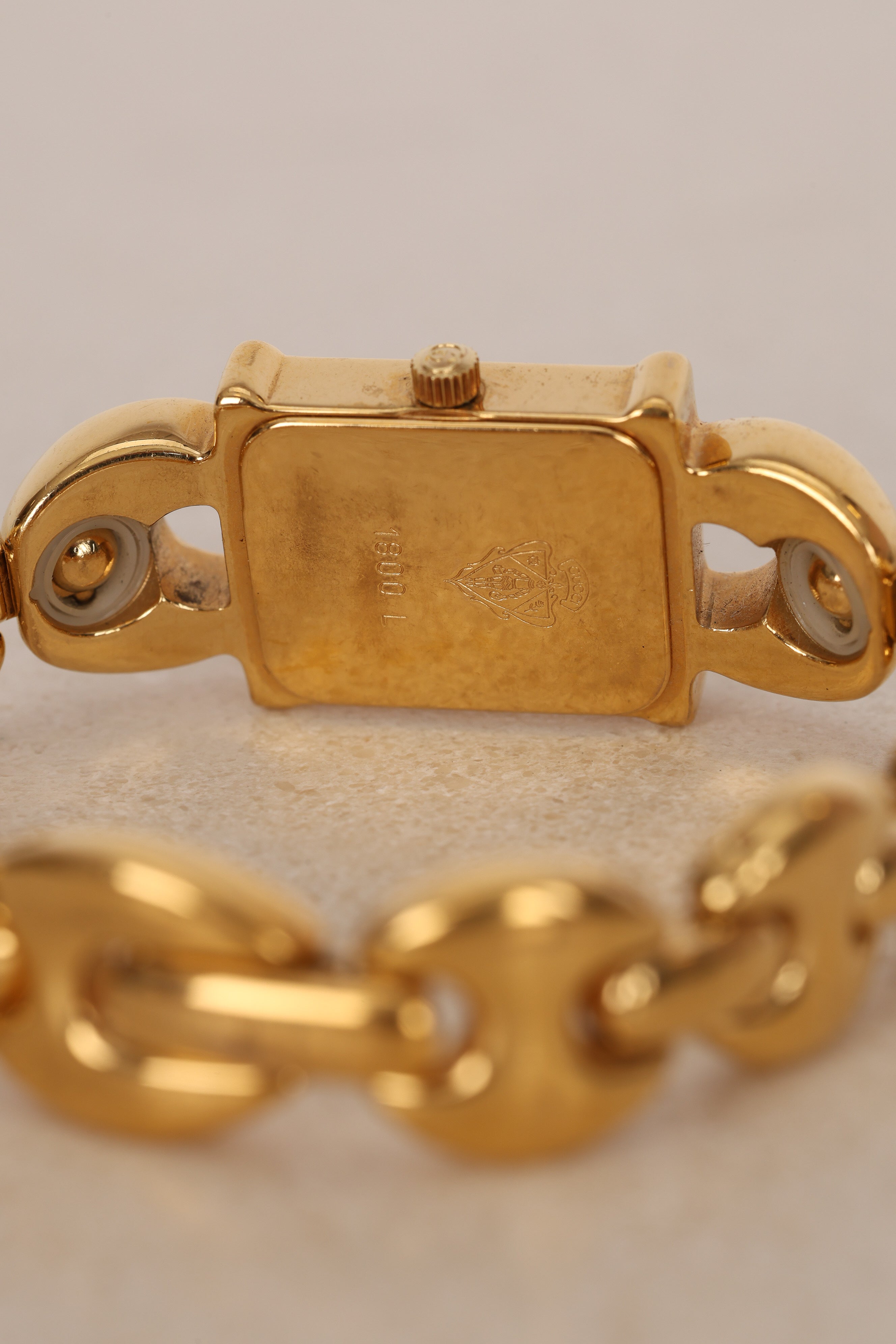 Gucci Square Gold 1800L Watch