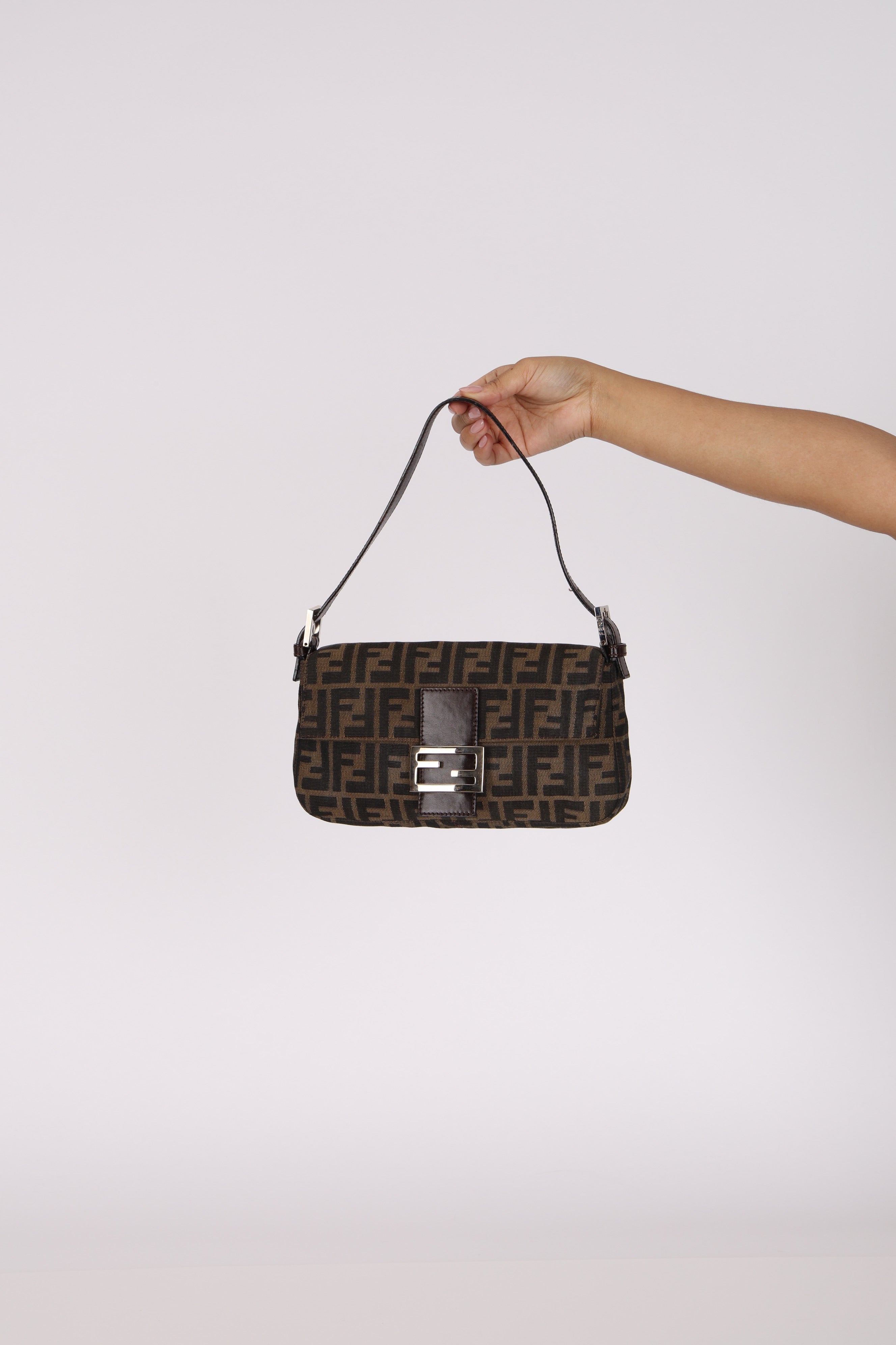 Fendi Zucca Baguette Bag