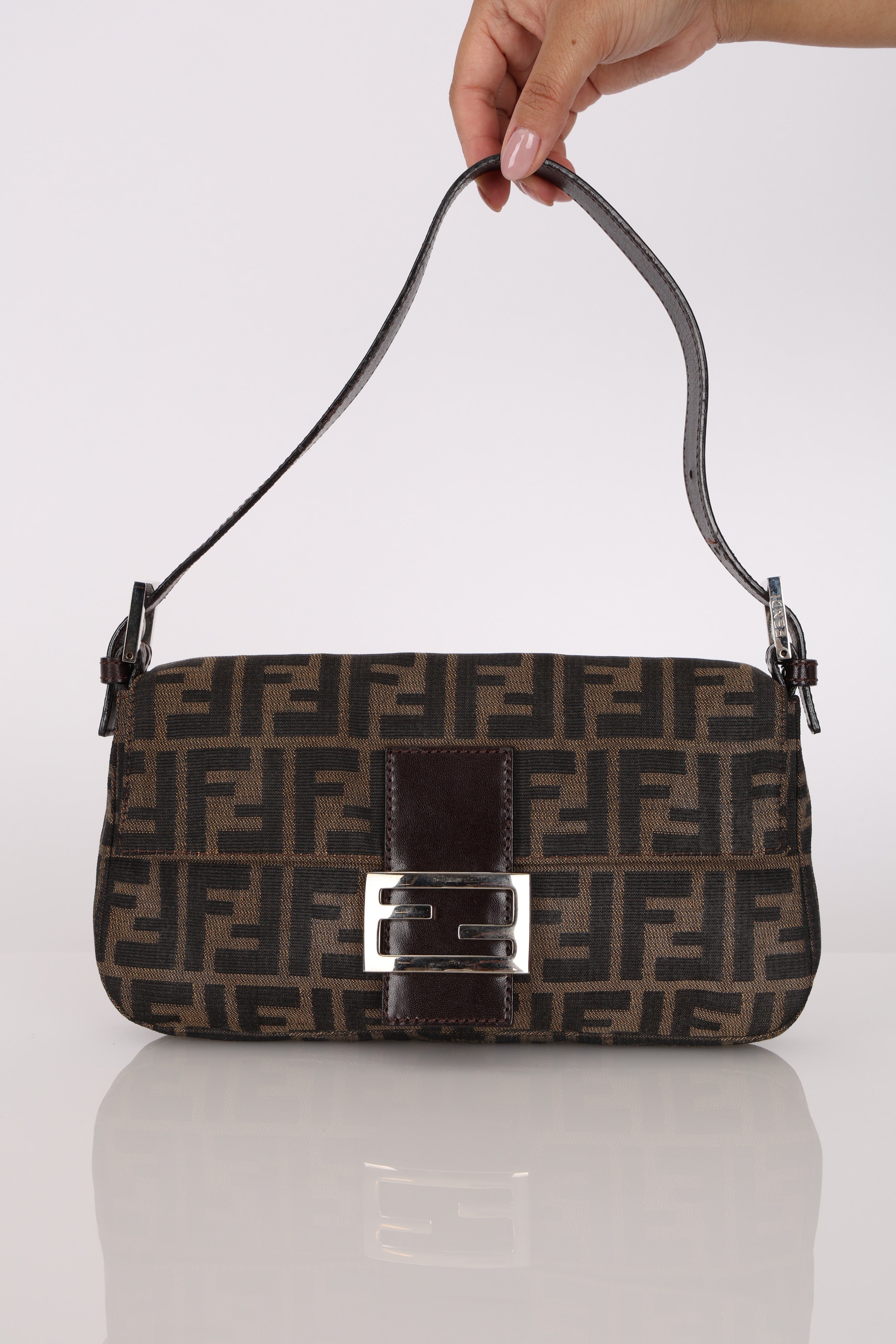 Fendi Zucca Baguette Bag
