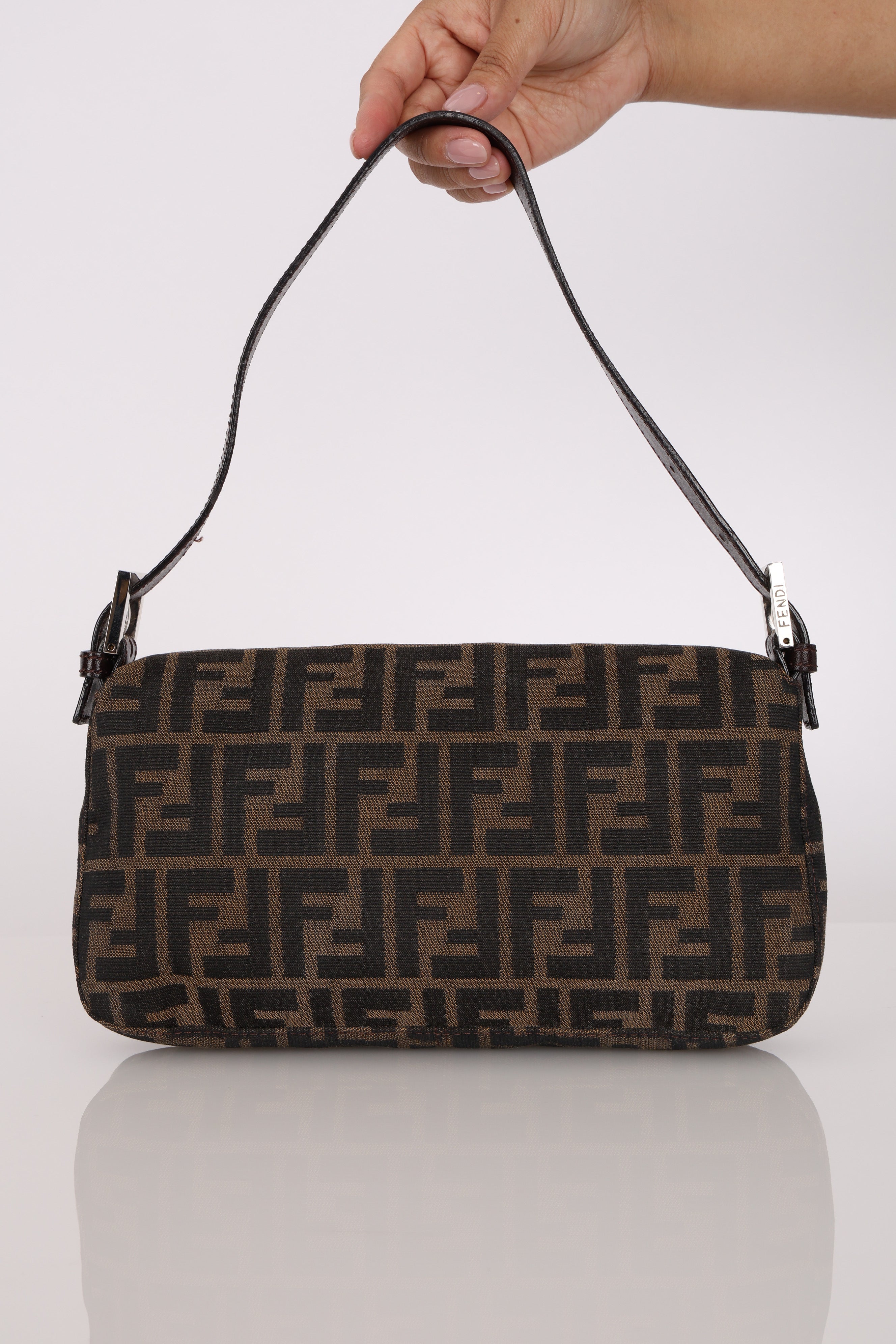 Fendi Zucca Baguette Bag