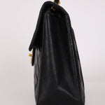 Chanel Maxi Classic Single Flap Black Lambskin 24K GP