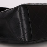 Chanel Maxi Classic Single Flap Black Lambskin 24K GP