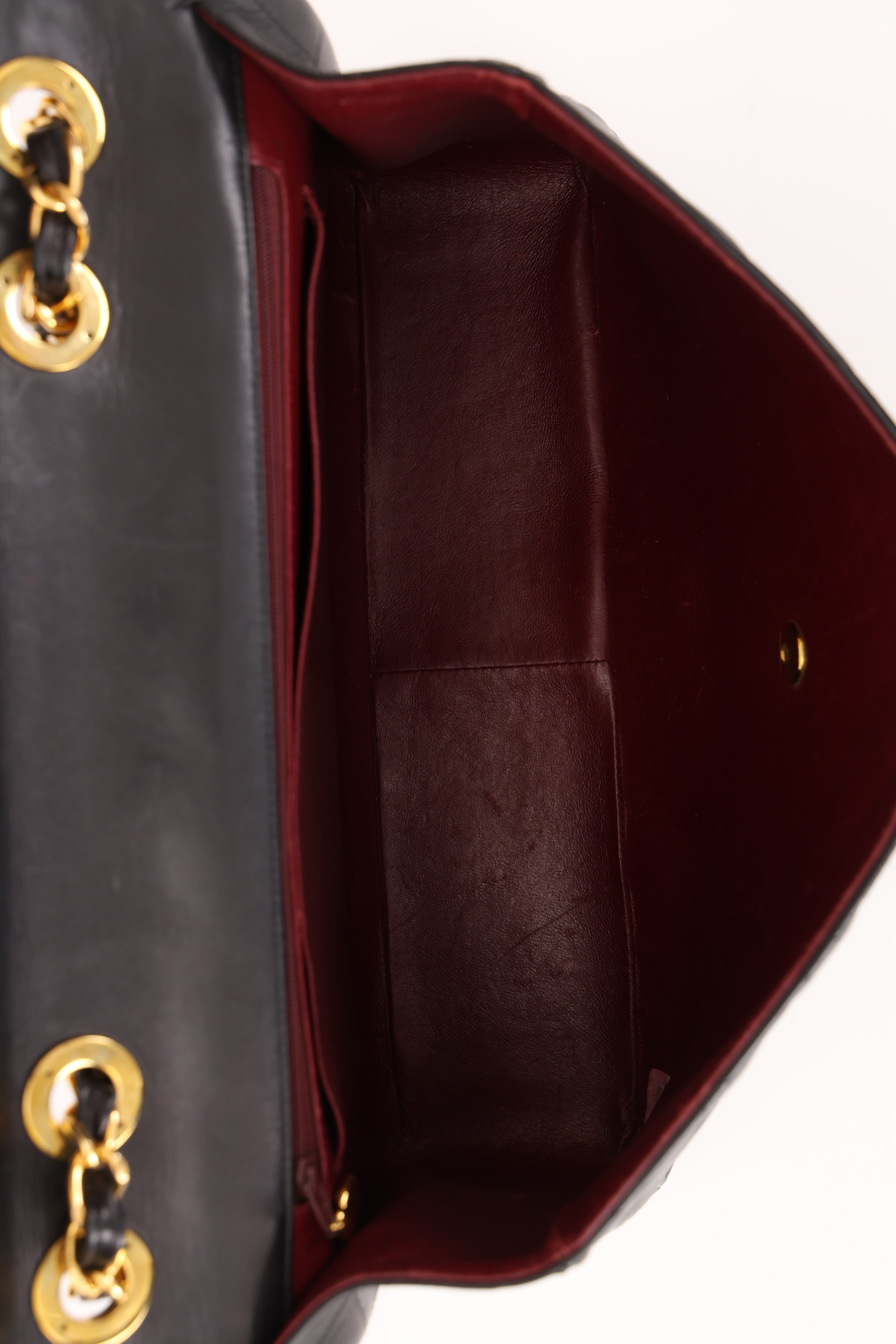 Chanel Maxi Classic Single Flap Black Lambskin 24K GP