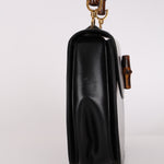 Gucci Leather Bamboo Top Handle Bag