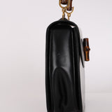 Gucci Leather Bamboo Top Handle Bag