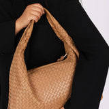 Bottega Veneta Large Intrecciato Hobo Light Brown