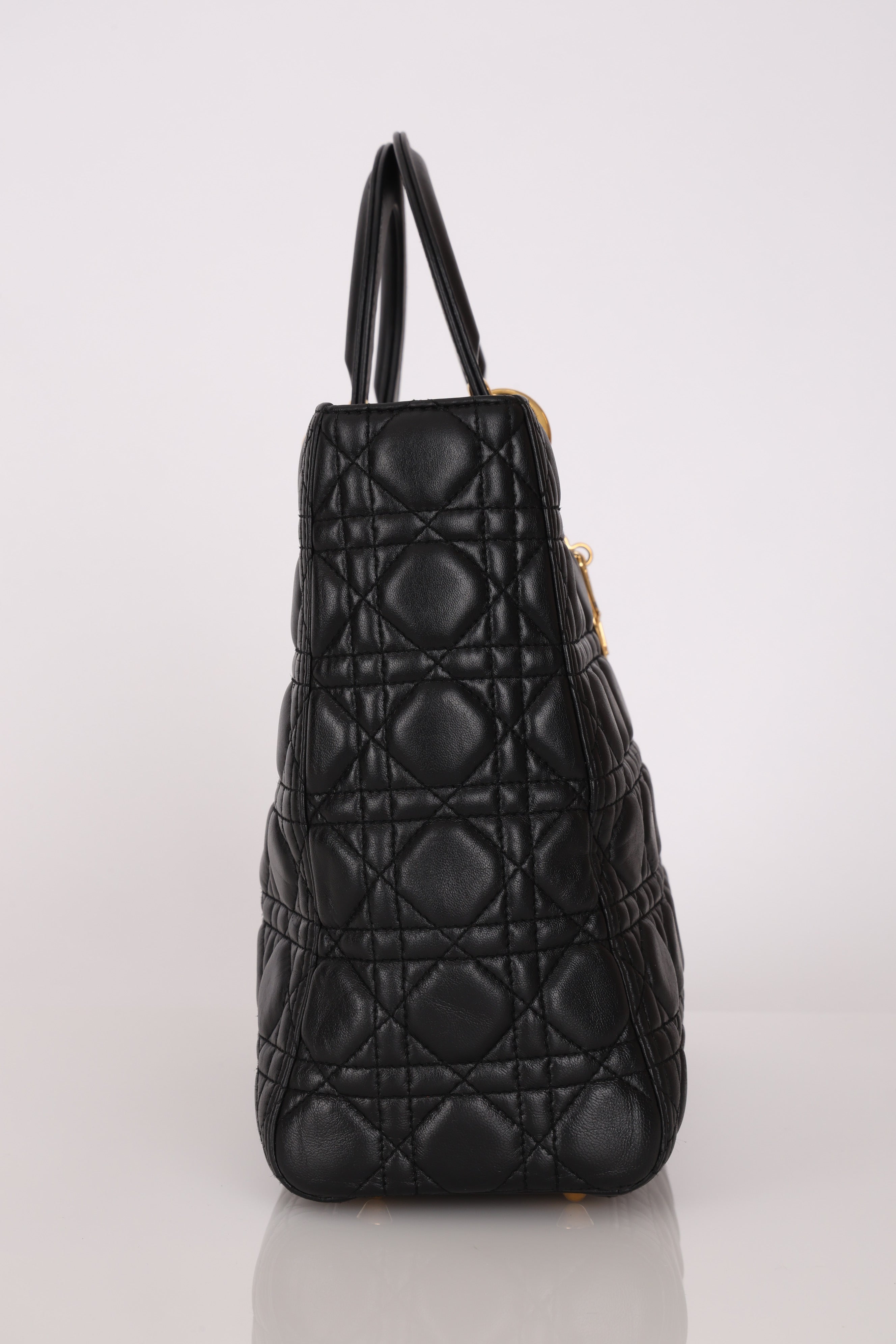 Dior Large Lady Black Lambskin 2016