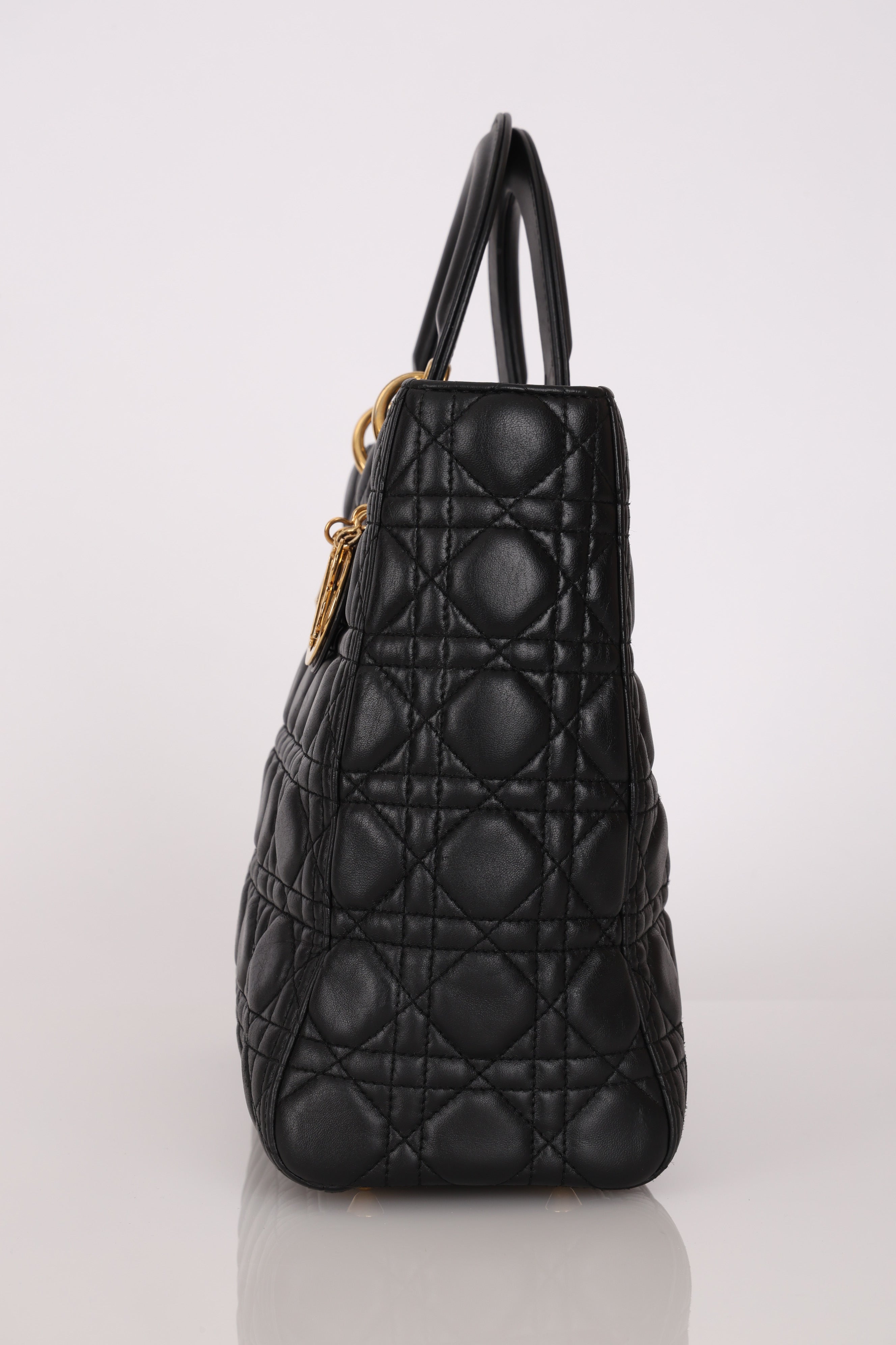Dior Large Lady Black Lambskin 2016