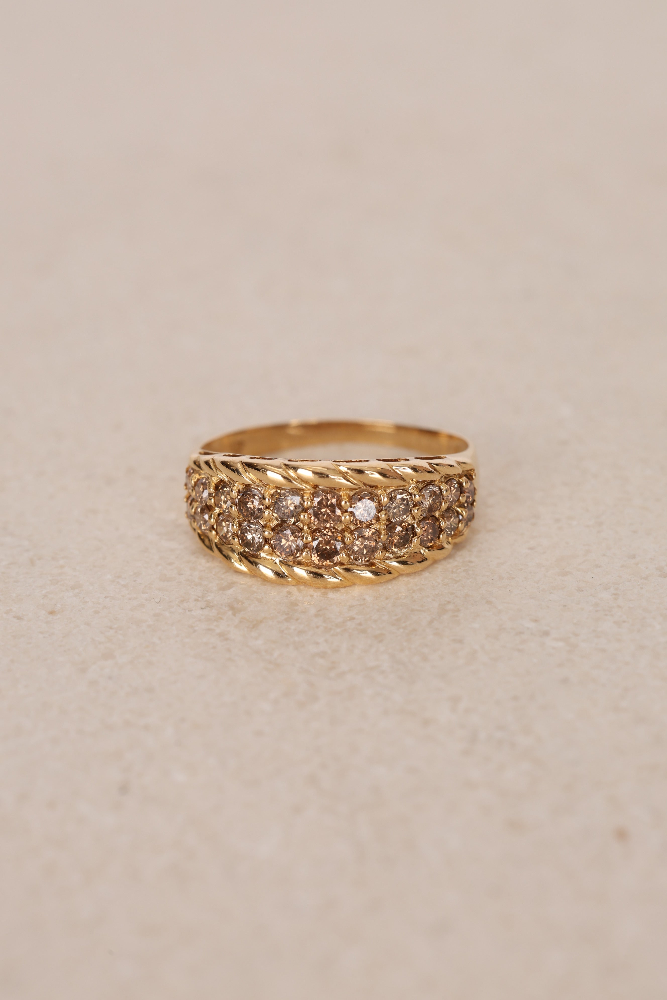 18K Gold Diamond Ring