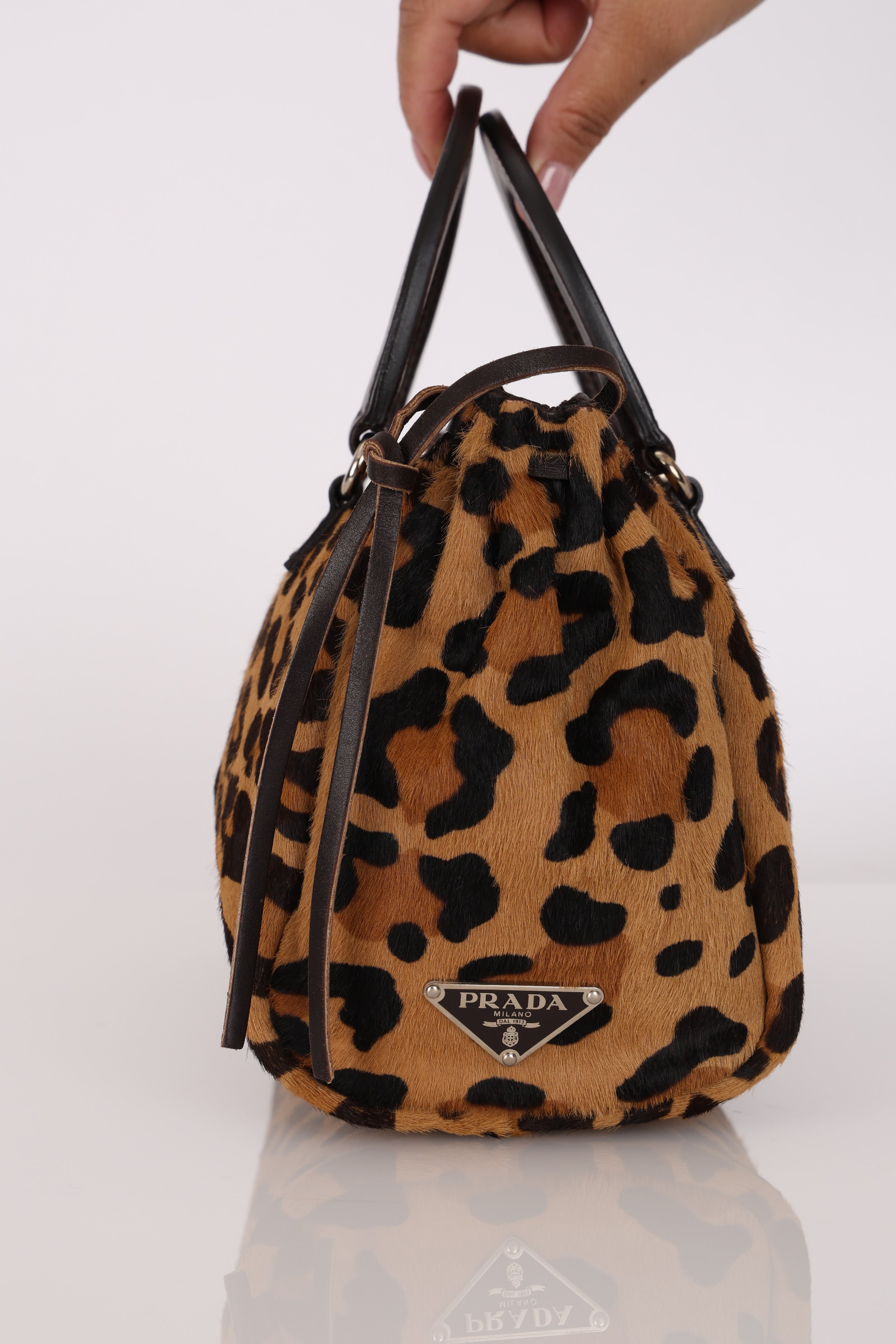 Prada Cavallino Bag Ponyhair Leopard Print
