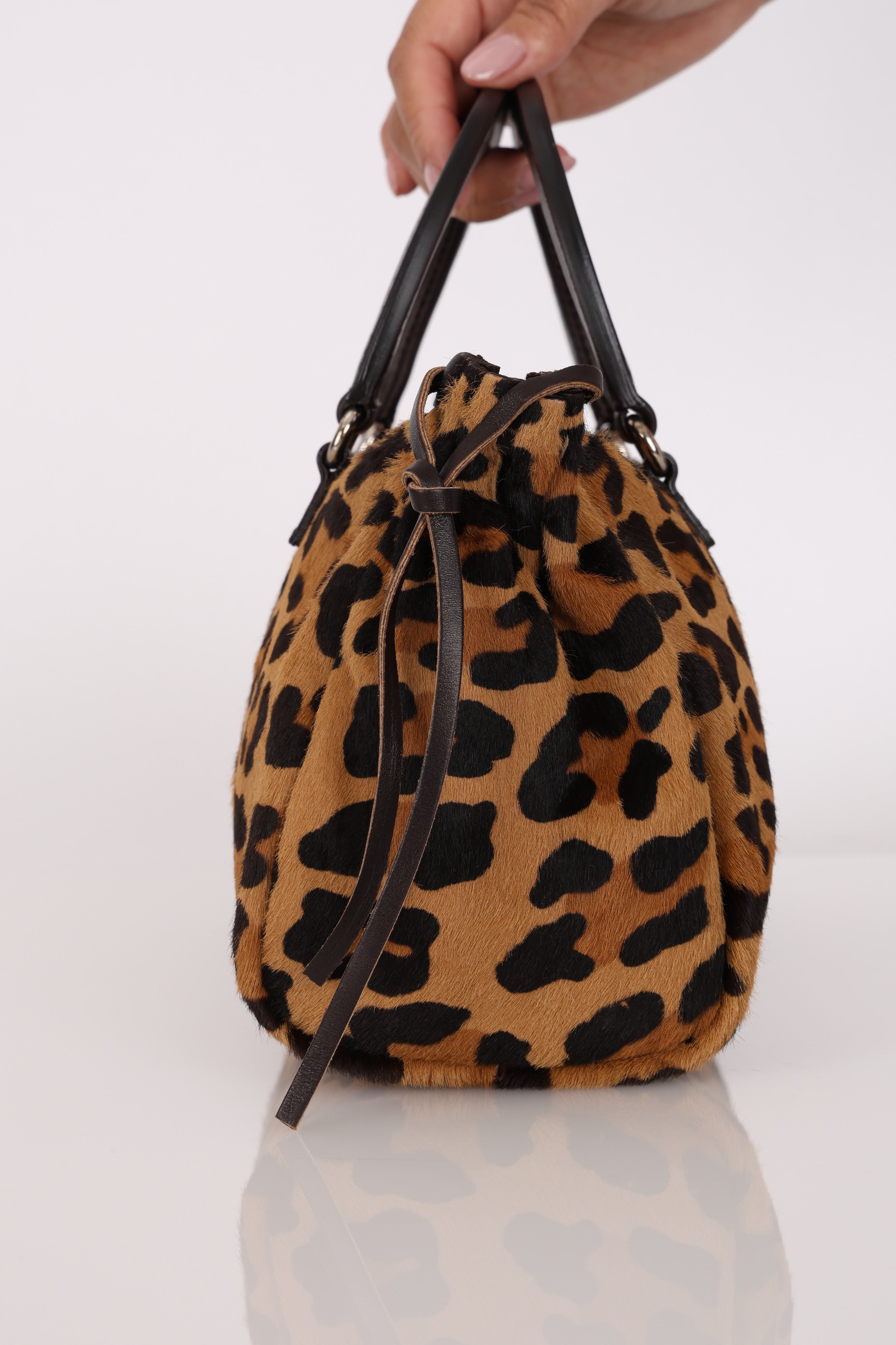 Prada Cavallino Bag Ponyhair Leopard Print