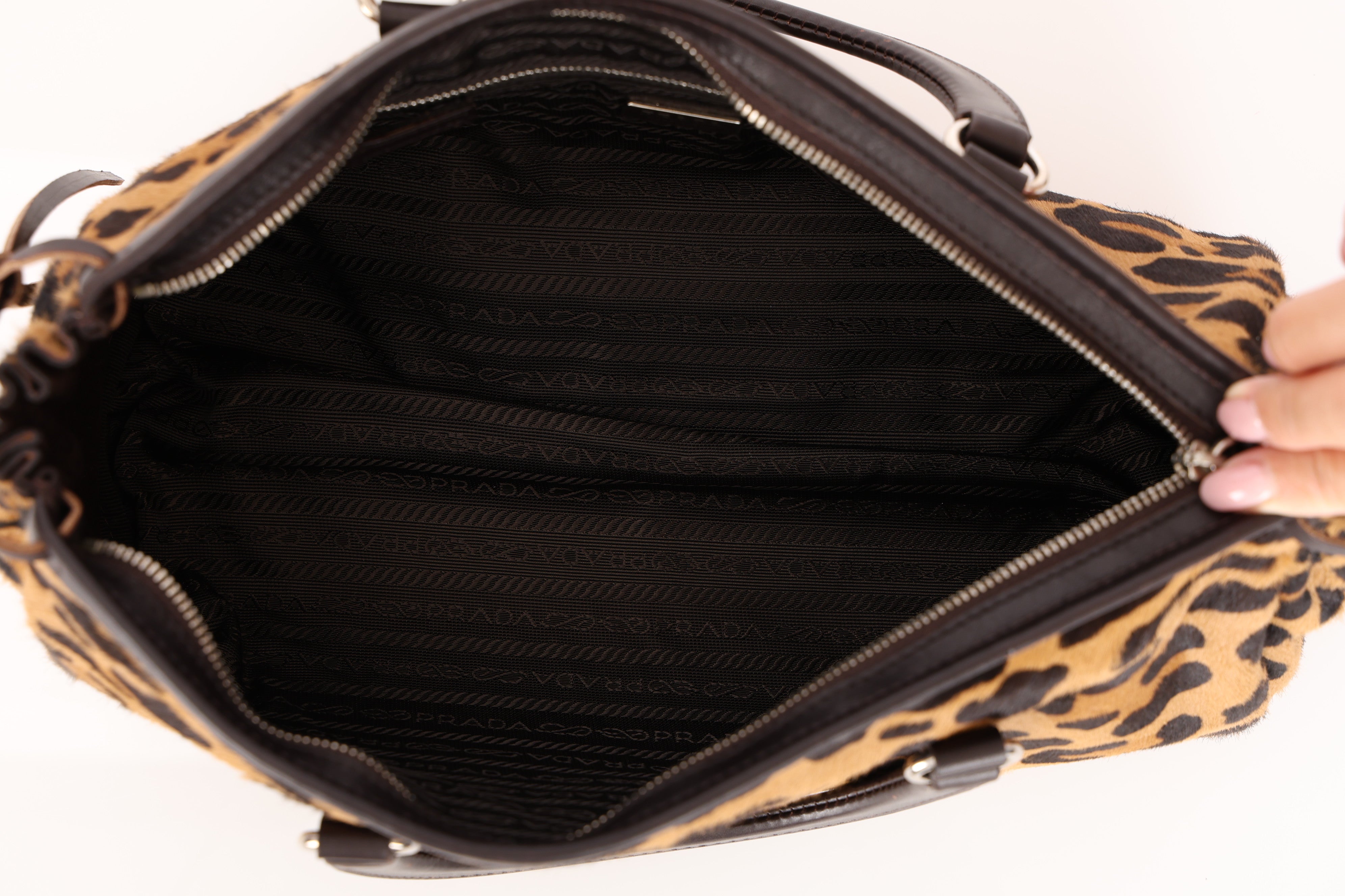 Prada Cavallino Bag Ponyhair Leopard Print