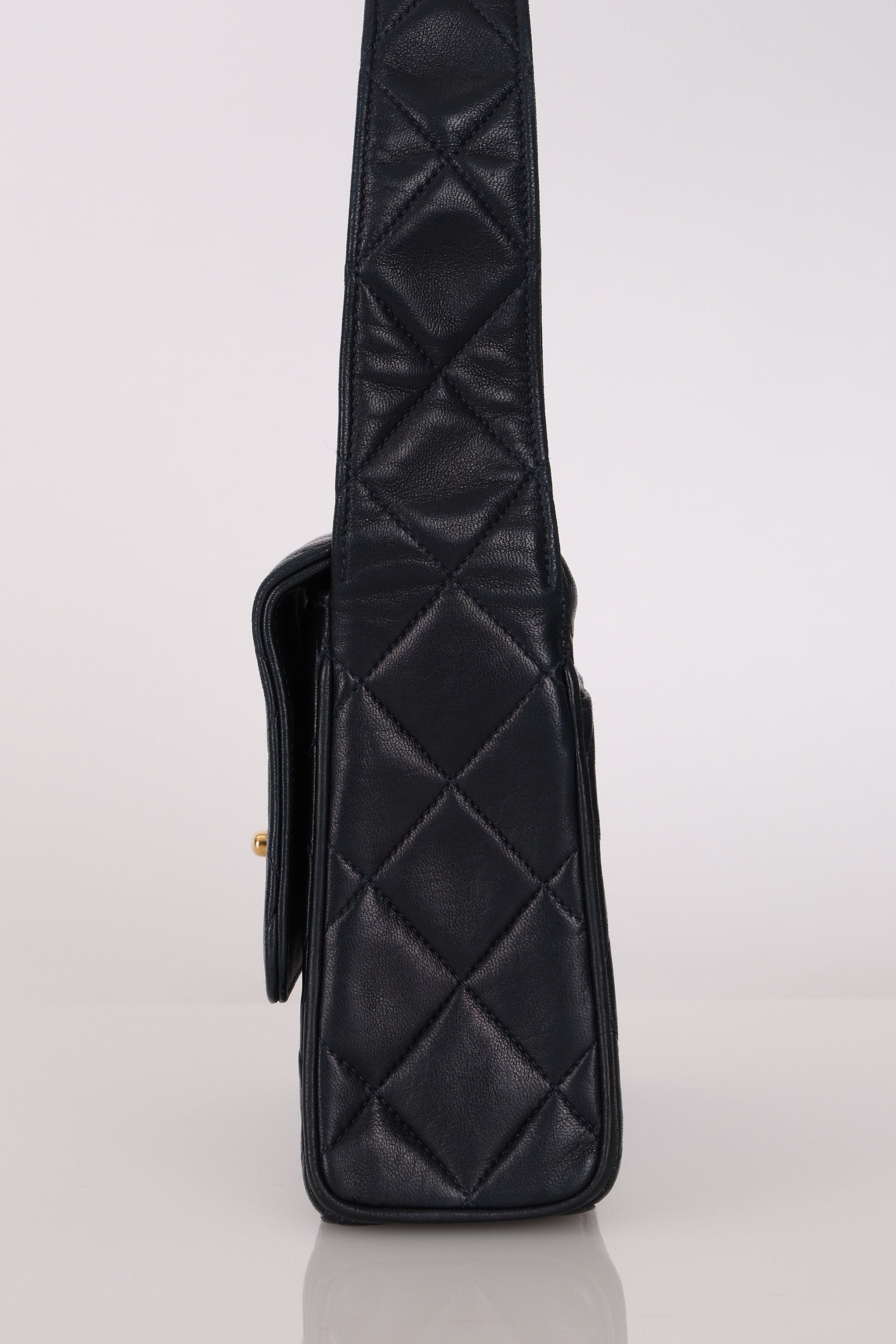 Chanel Coco Crush Shoulder Bag Black Lambskin GHW