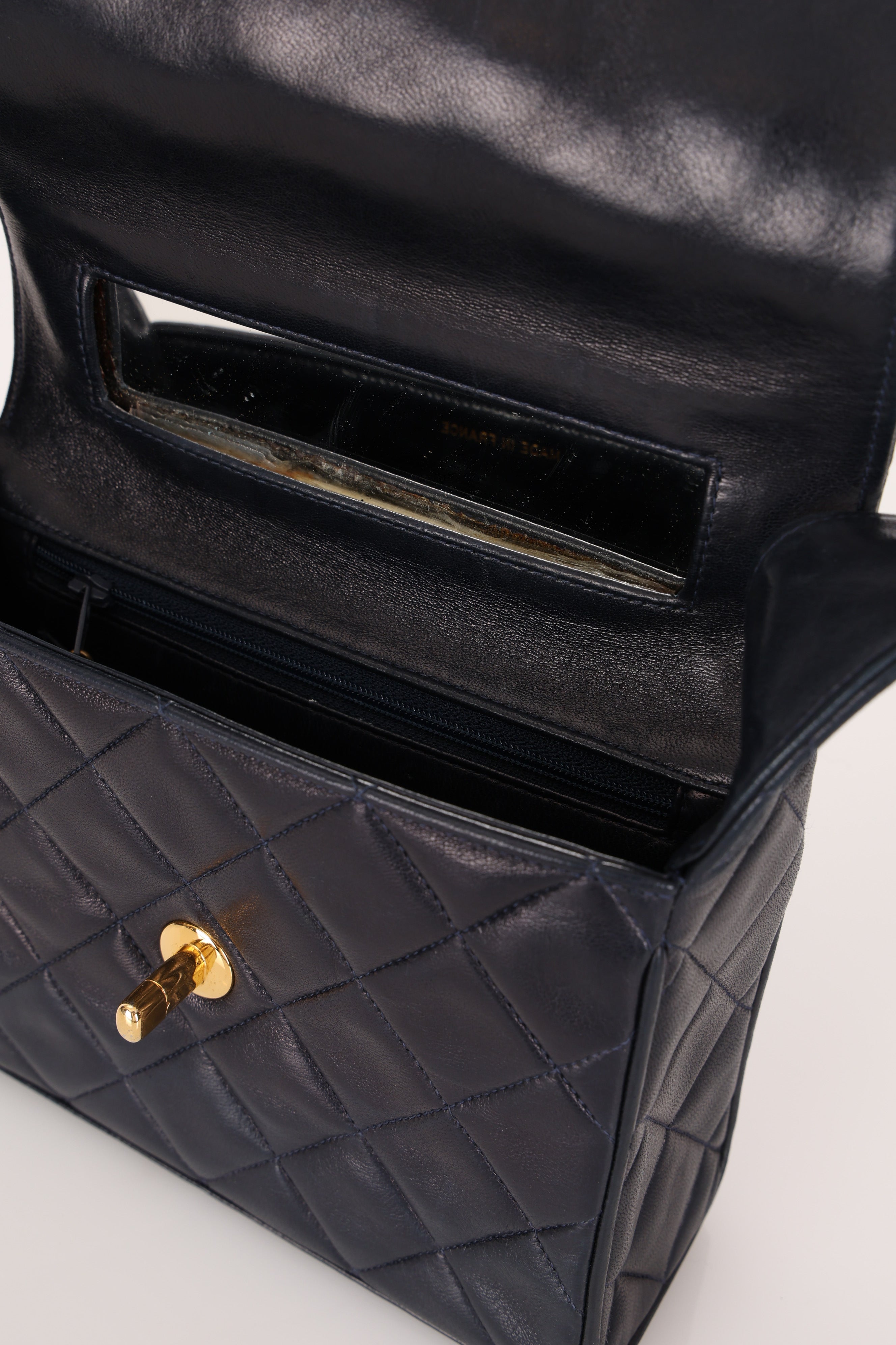 Chanel Coco Crush Shoulder Bag Black Lambskin GHW