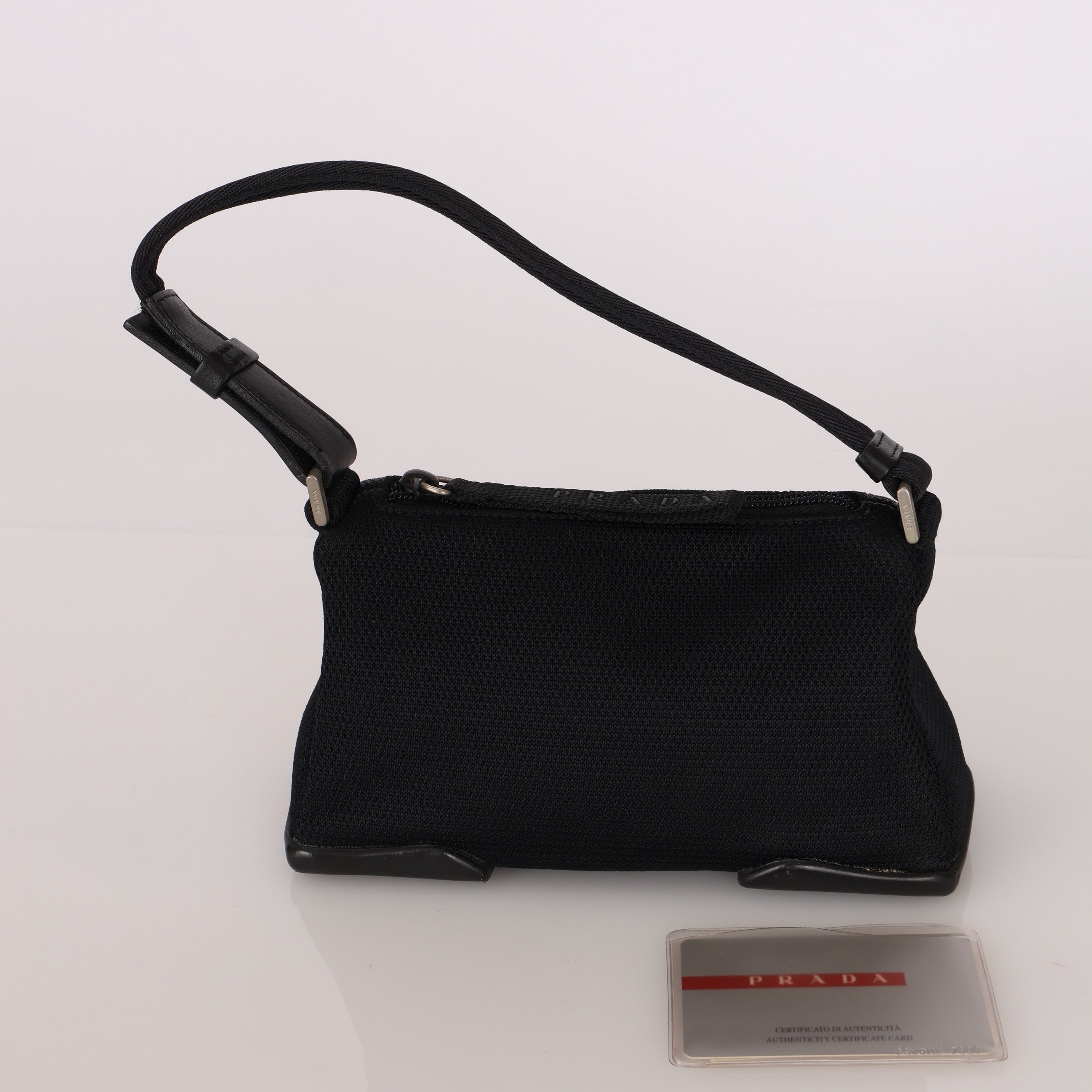 Prada Nylon Mesh Shoulder Bag
