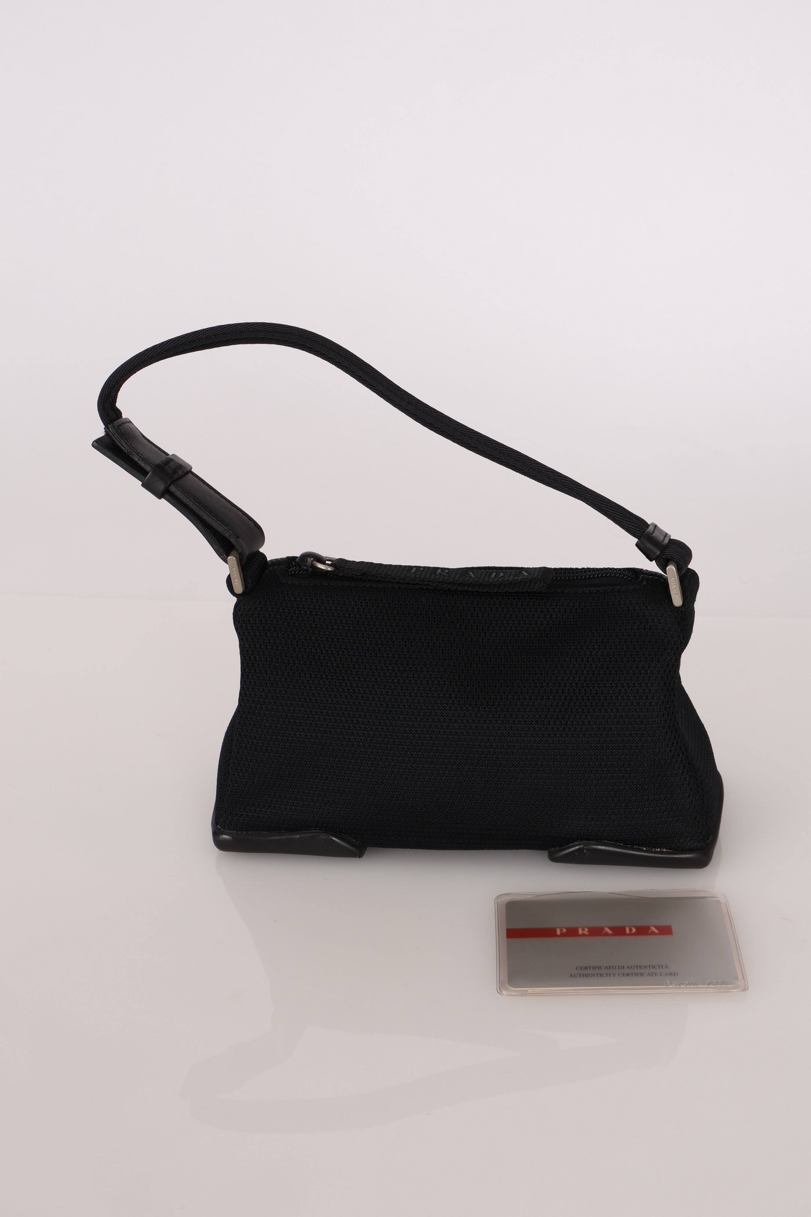 Prada Nylon Mesh Shoulder Bag