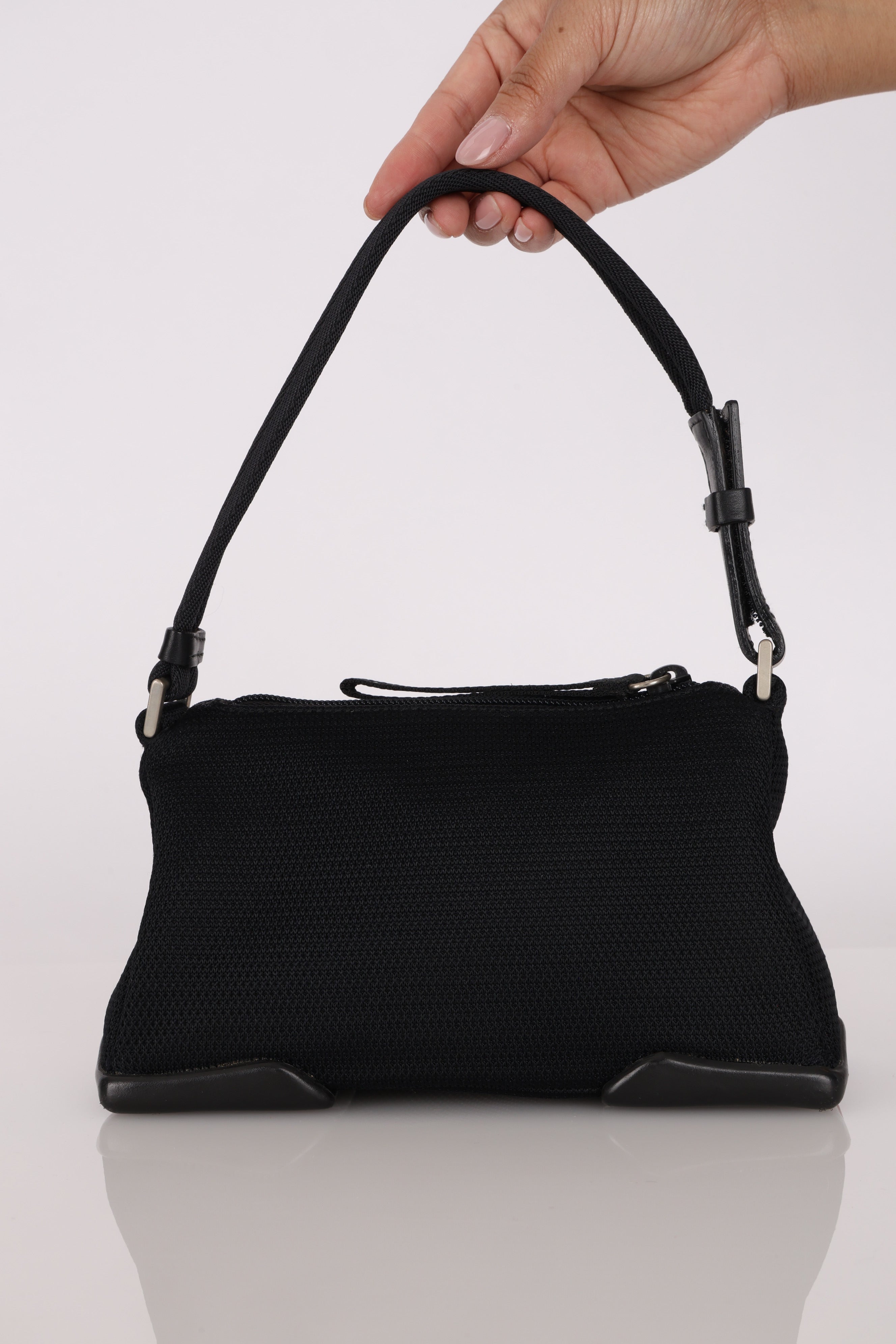 Prada Nylon Mesh Shoulder Bag