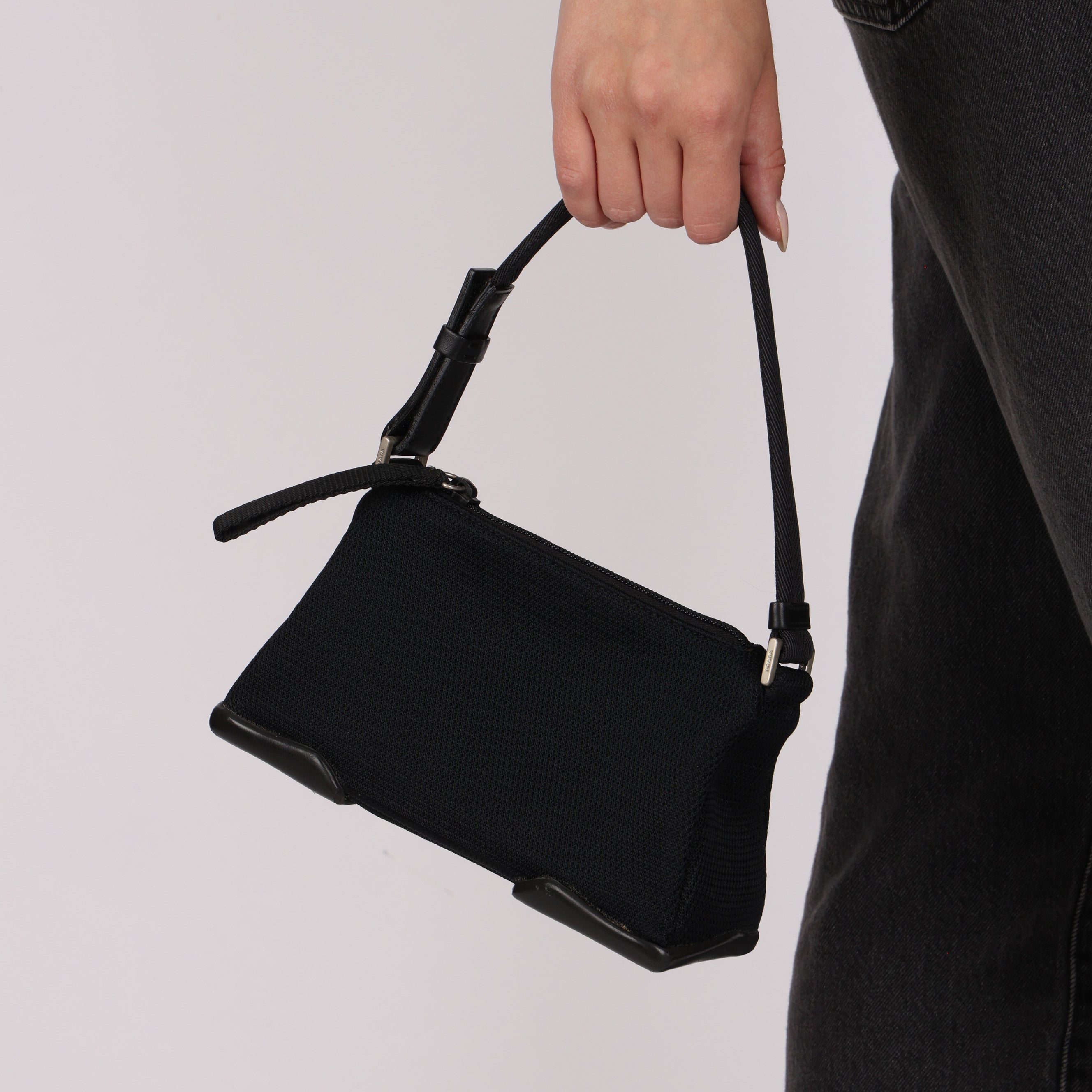 Prada Nylon Mesh Shoulder Bag